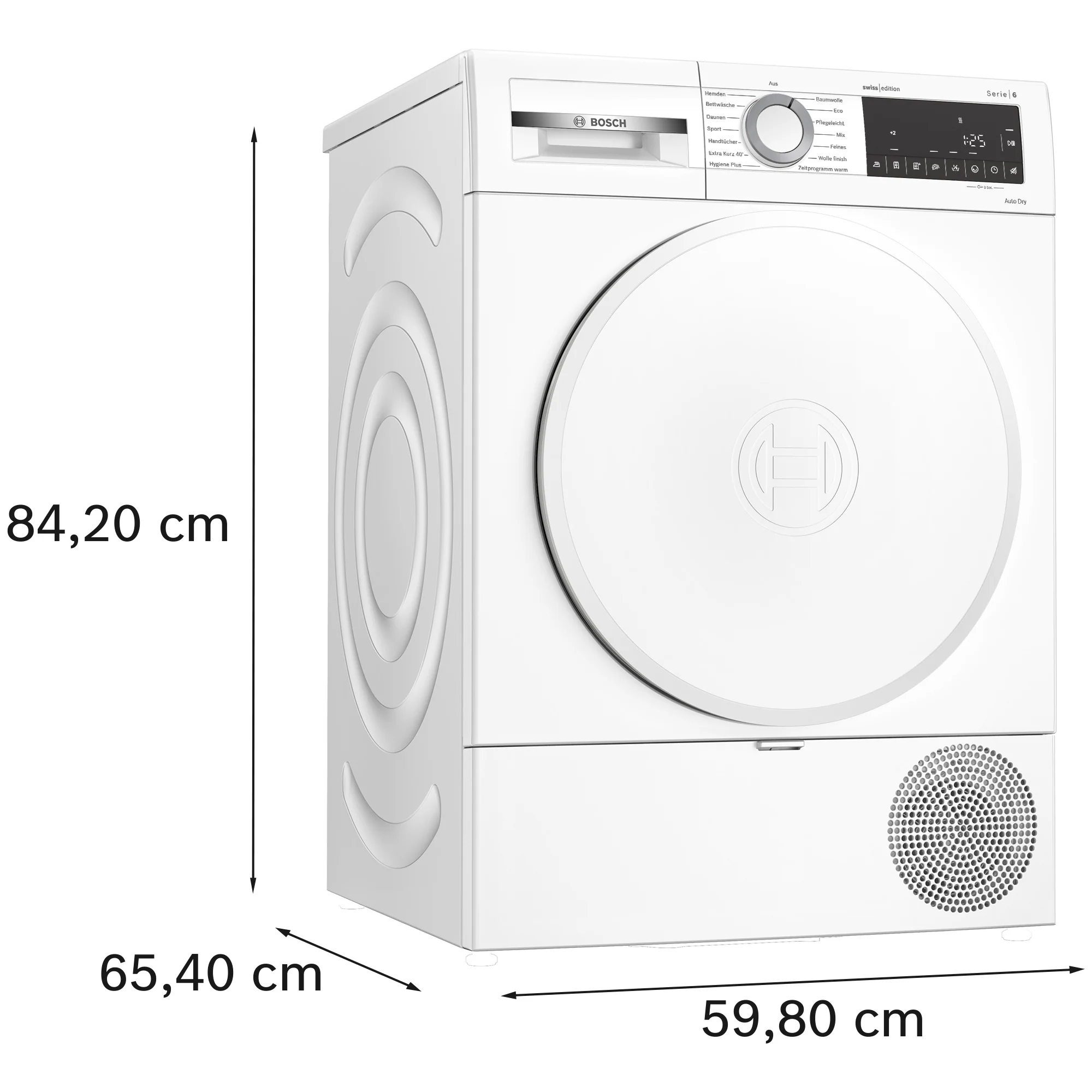 BOSCH Wäschetrockner 8kg WQG233A2CH - Image 4