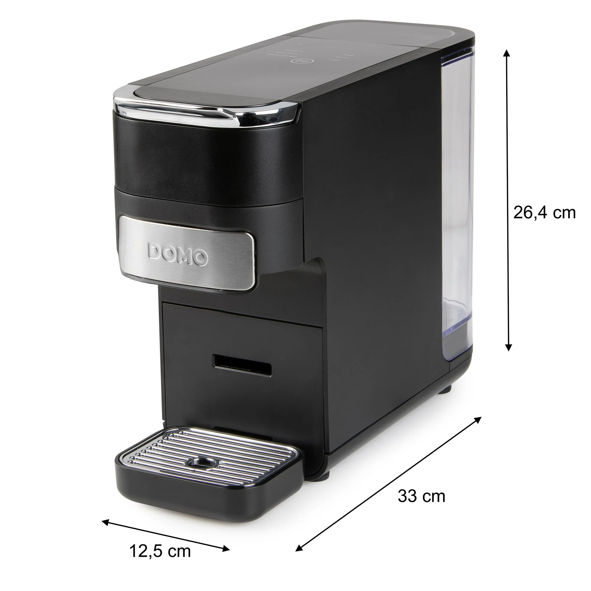 Domo Kaffeemaschine 4-in-1 für Nespresso und Dolce Gusto-Kapseln, ESE Pads und gem. Kaffee DO748K - Image 4