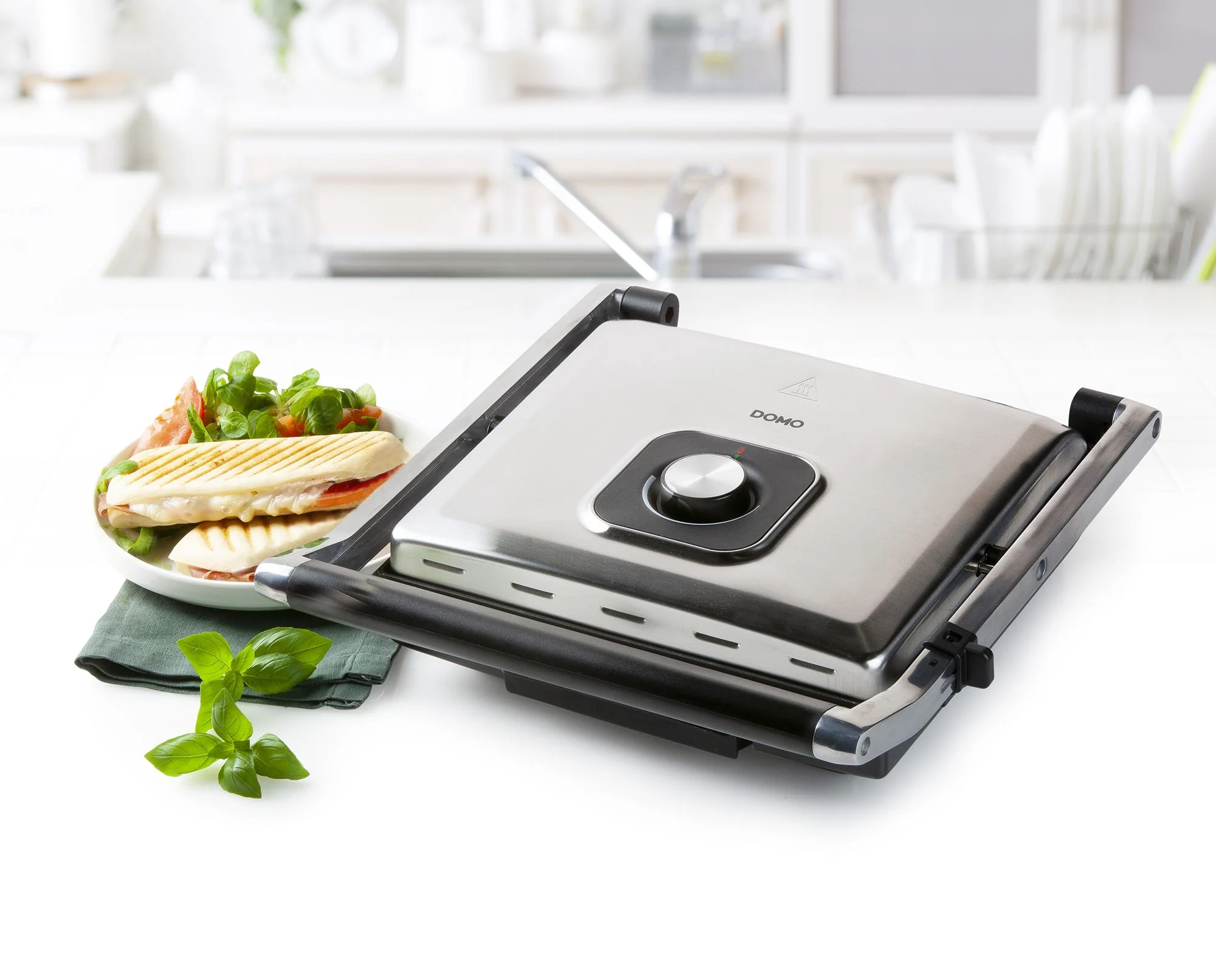 Domo Kontaktgrill DO9135G edelstahl/schwarz - Image 4