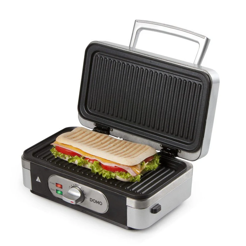 Domo Kontaktgrill Sandwichmaker, DO9136C/S 3in1 - Image 3