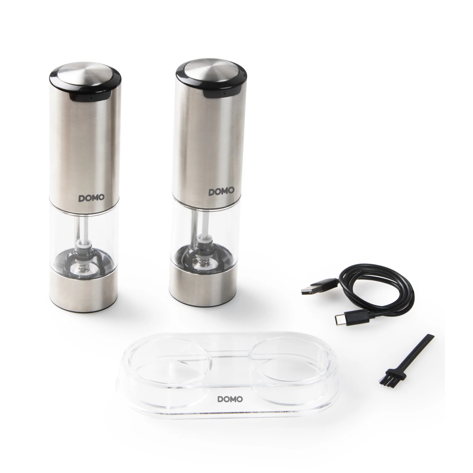 Domo Salzmühle + Pfeffermühle Set, elektronisch, DO3102 - Image 4