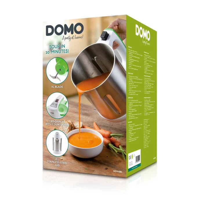 Domo Suppenkocher DO705BL edelstahl/weiss/grün Marmeladenmaker - Image 9