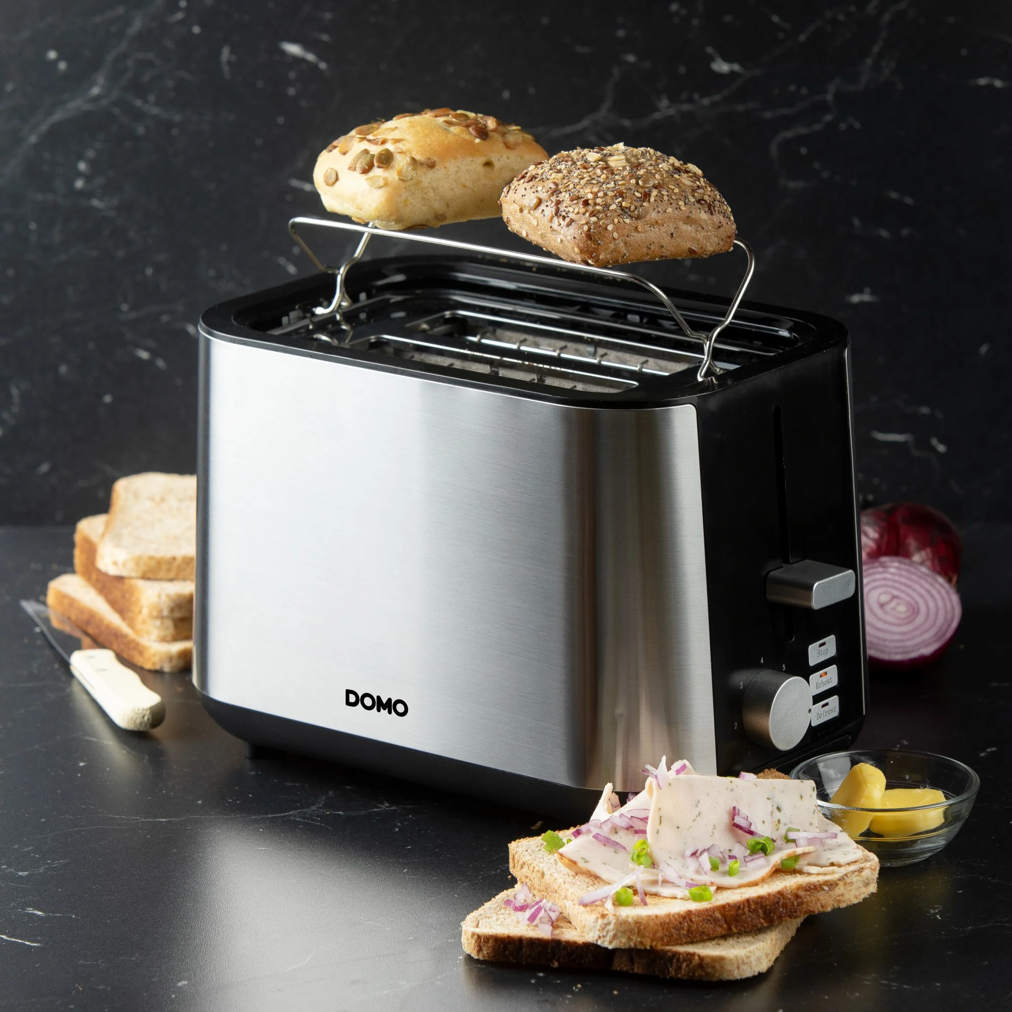 Domo Toaster DO966T, 2 Scheiben - Image 3