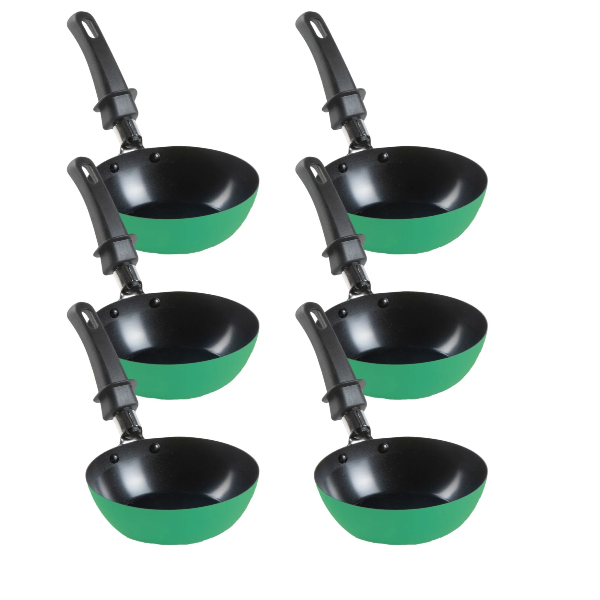 Domo Wok Pfännchen 6er Set, grün