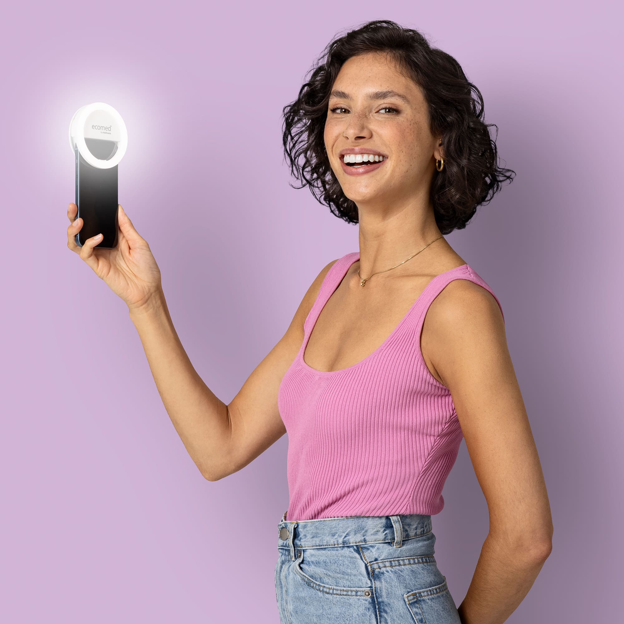 Ecomed Kosmetikspiegel Selfie Spiegel CM-20E - Image 3