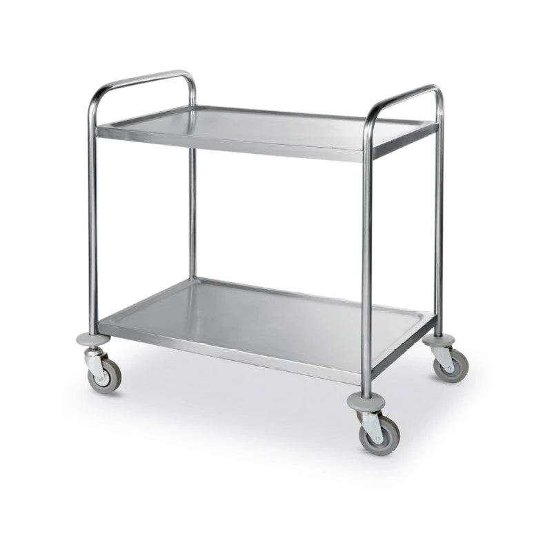HENDI Gastro-Transport Servierwagen 2-Etagen, 900x590x(H)930mm