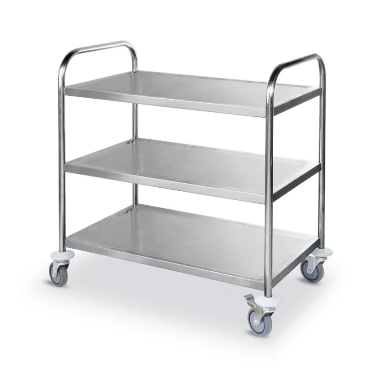 HENDI Gastro-Transport Servierwagen 3-Etagen, 900x590x(H)930mm
