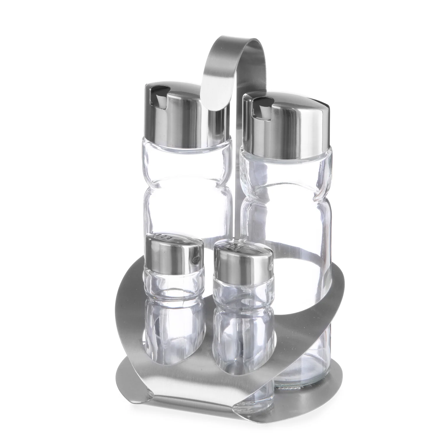 HENDI Menage-Set 4-teilig (Pfeffer+Salz+Öl+Essig) - Image 2