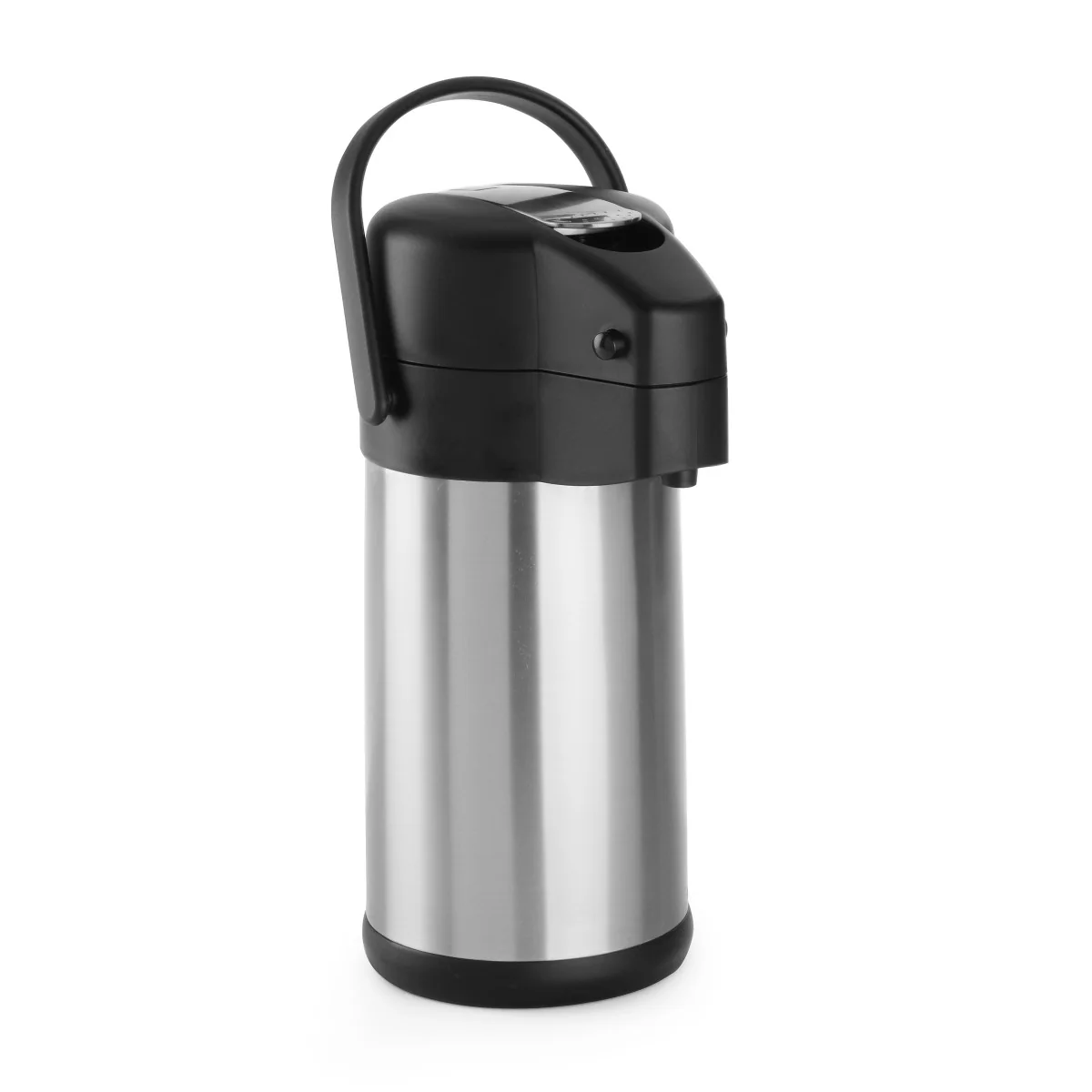 HENDI Thermoskanne zum Pumpen, doppelwandig 3 L