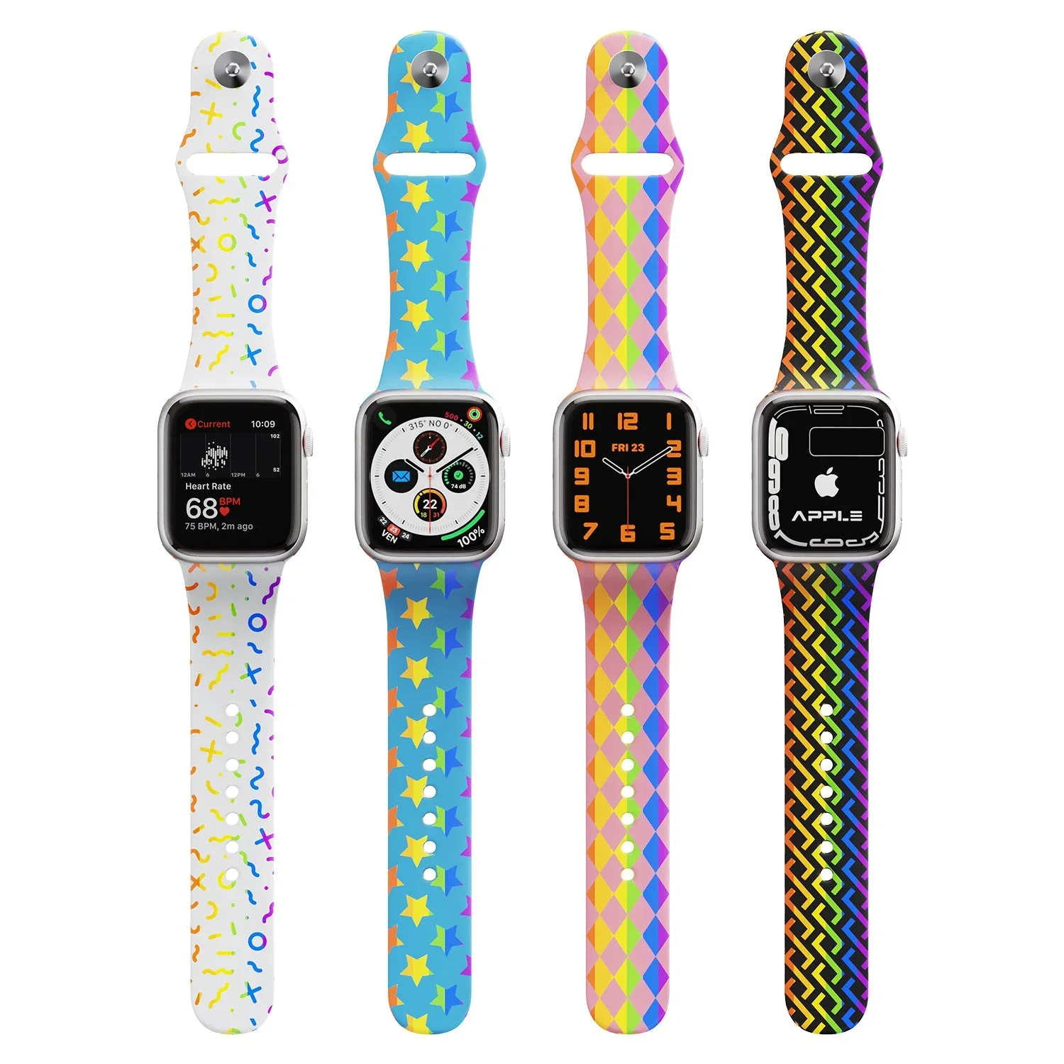 Laserpecker Zubehör Silikonarmbänder Apple Watch (4 Farben) M/L - Image 2