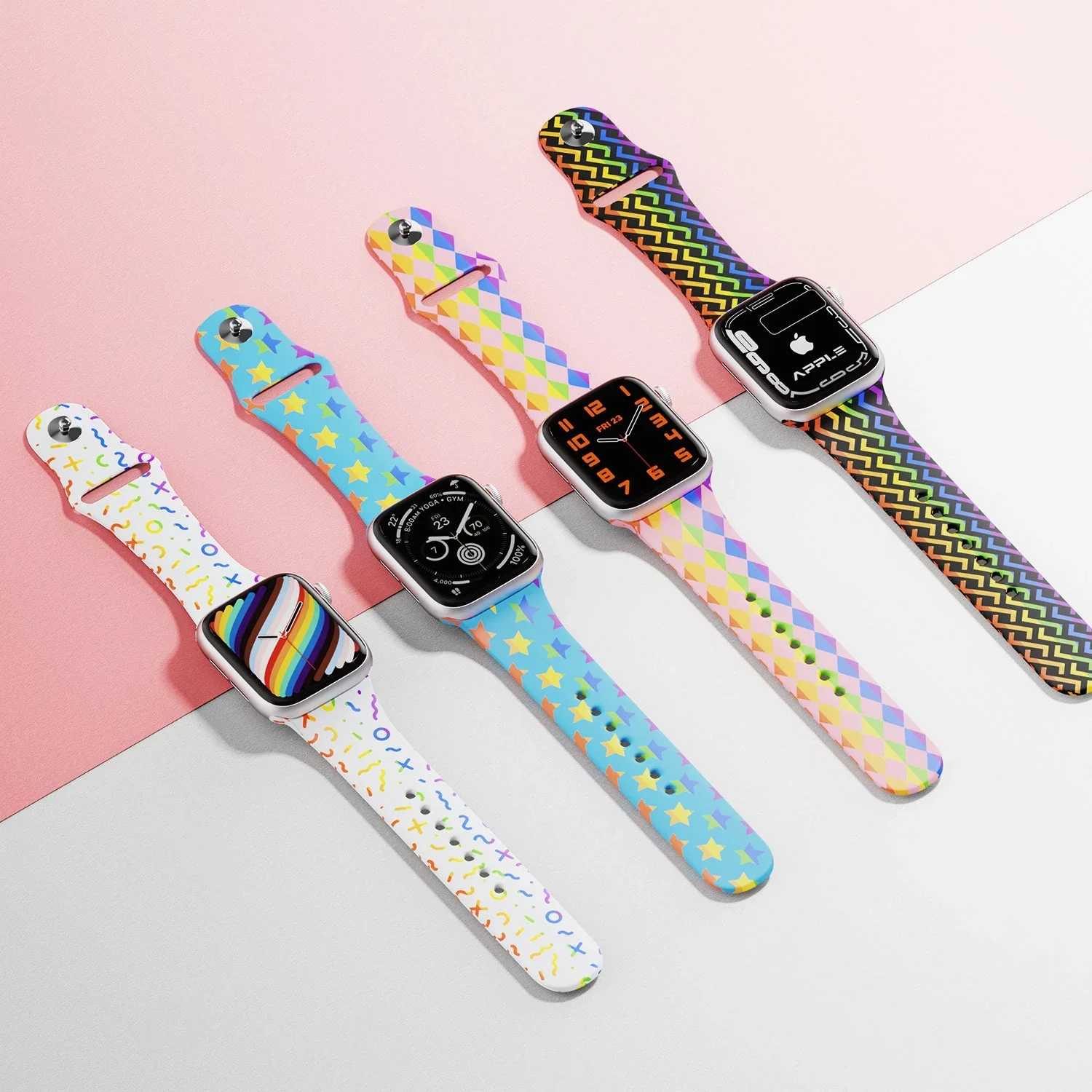 Laserpecker Zubehör Silikonarmbänder Apple Watch (4 Farben) M/L - Image 3