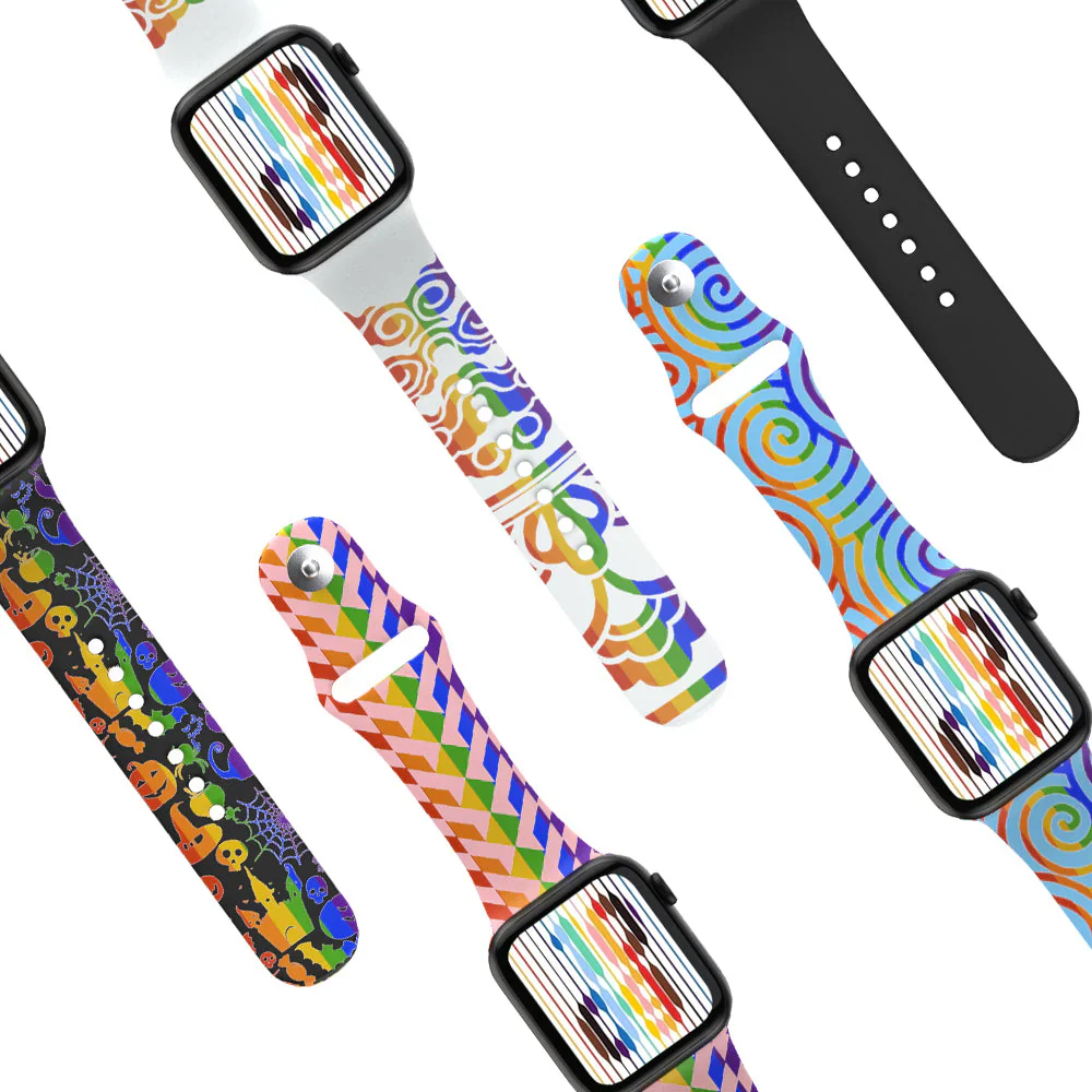 Laserpecker Zubehör Silikonarmbänder Apple Watch (4 Farben) M/L - Image 4