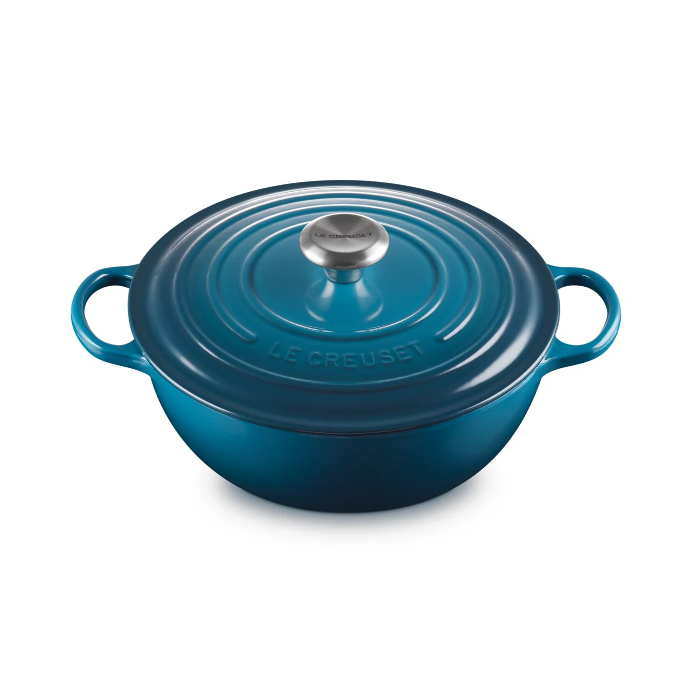 Le Creuset Pfanne La Marmite Gusseisen-Topf, Ø 26cm, Deep Teal - Image 2