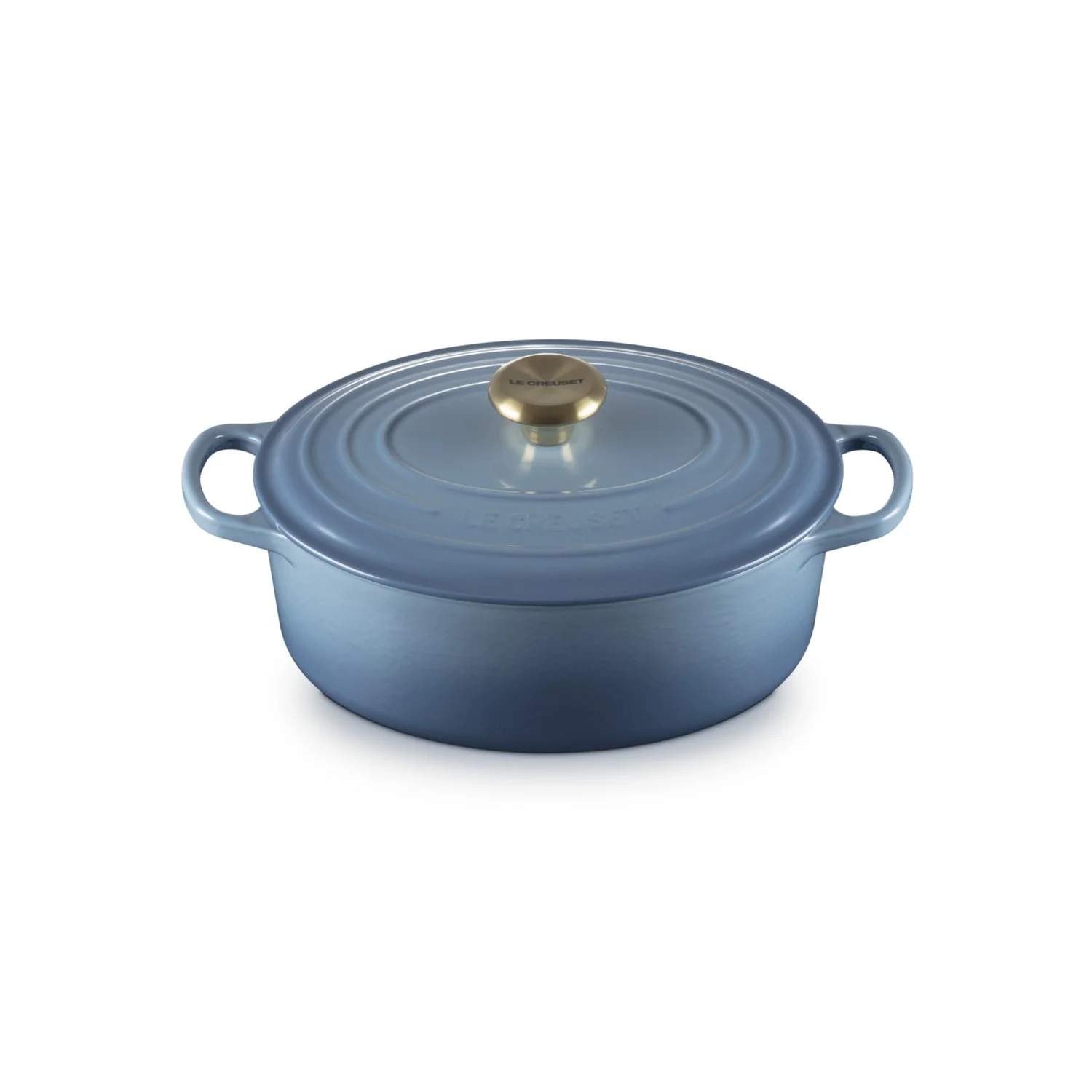Le Creuset Pfanne Signature Bräter Oval 27 cm Chambray - Image 2