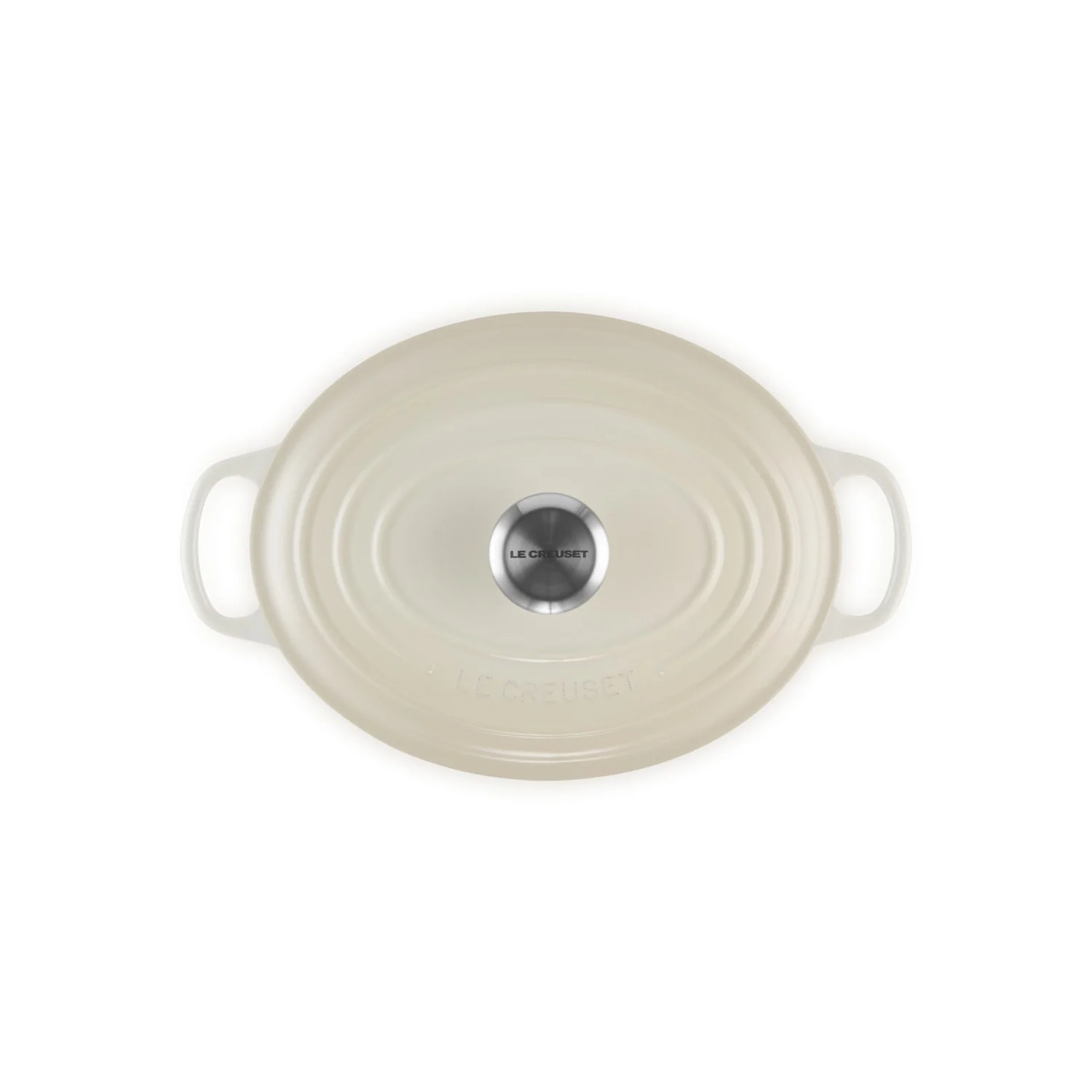 Le Creuset Pfanne Signature Bräter Oval 27 cm Meringue - Image 4
