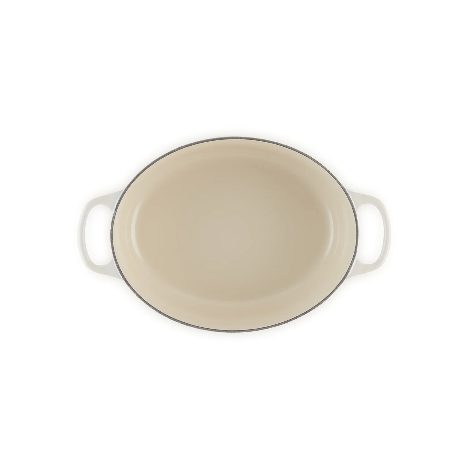 Le Creuset Pfanne Signature Bräter Oval 27 cm Meringue - Image 5