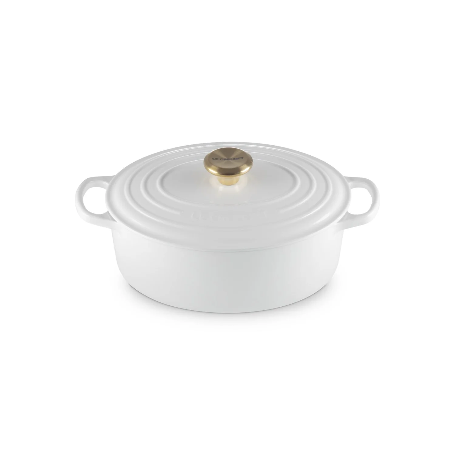 Le Creuset Pfanne Signature Bräter Oval 27 cm White - Image 2