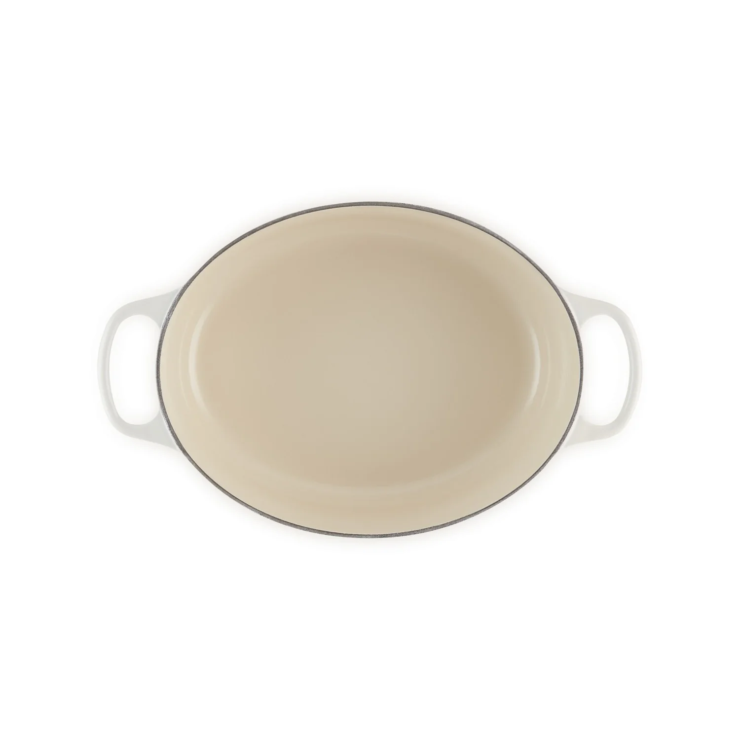 Le Creuset Pfanne Signature Bräter Oval 29 cm Meringue - Image 5