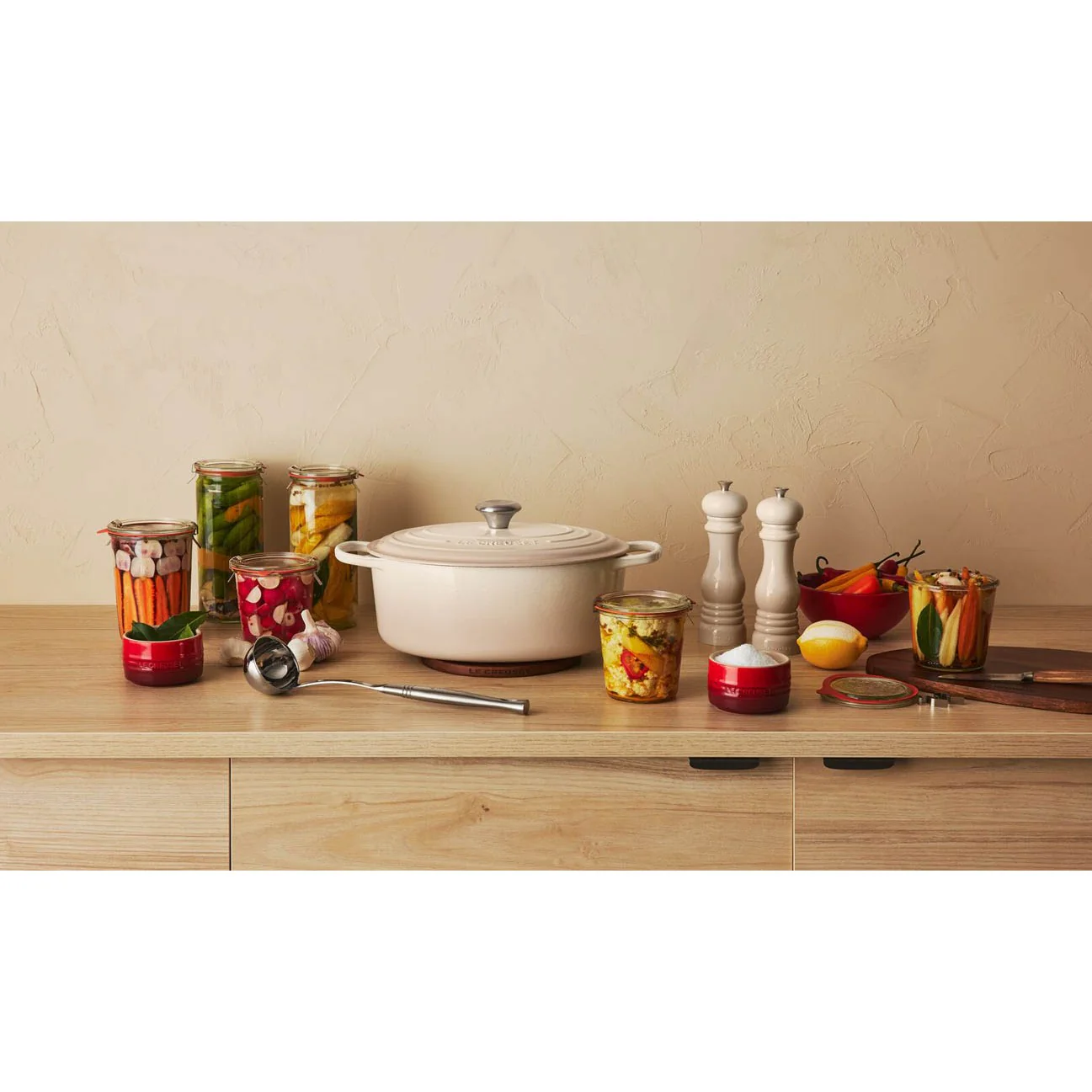 Le Creuset Pfanne Signature Bräter Oval 29 cm Meringue - Image 6