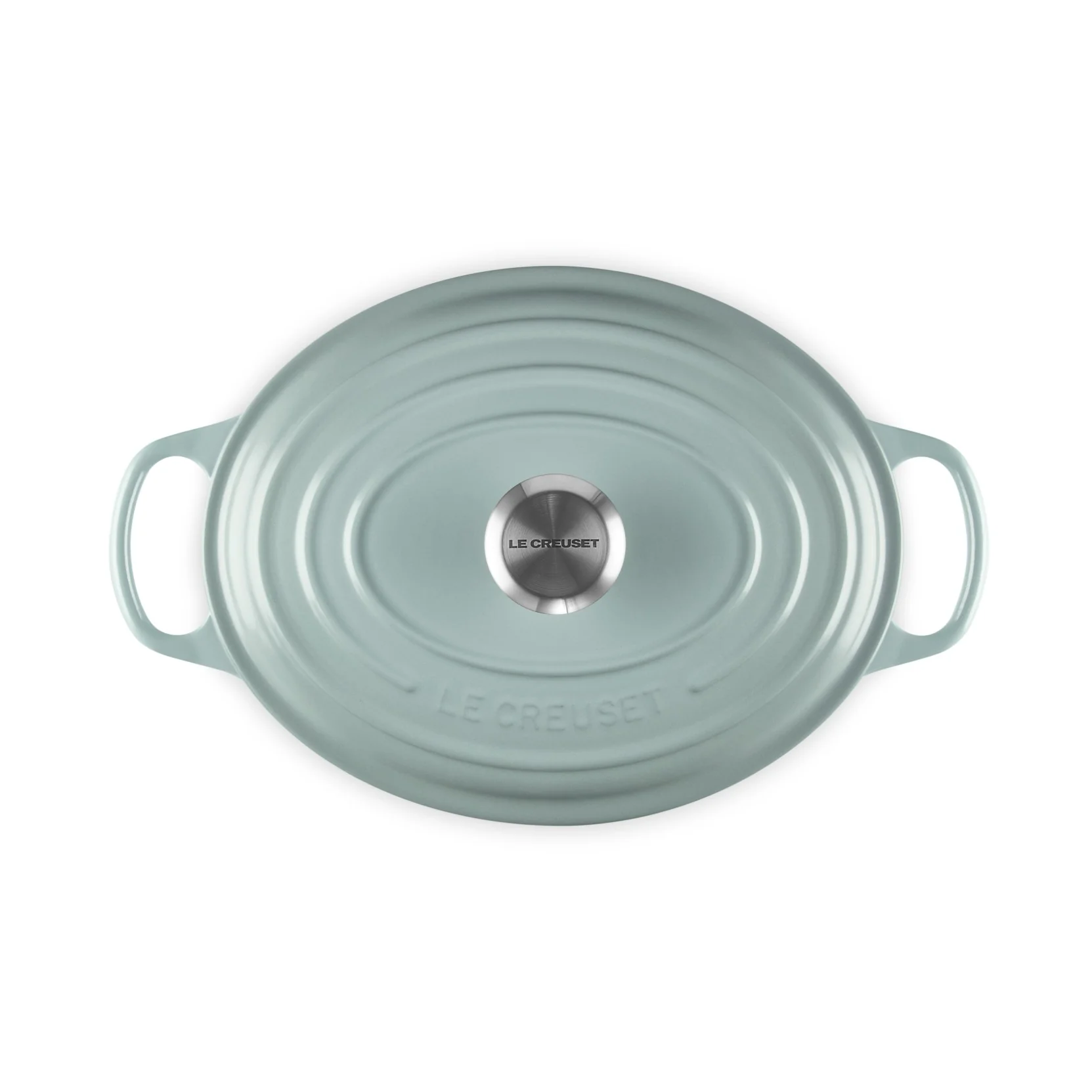 Le Creuset Pfanne Signature Bräter Oval 29 cm Sea Salt - Image 3