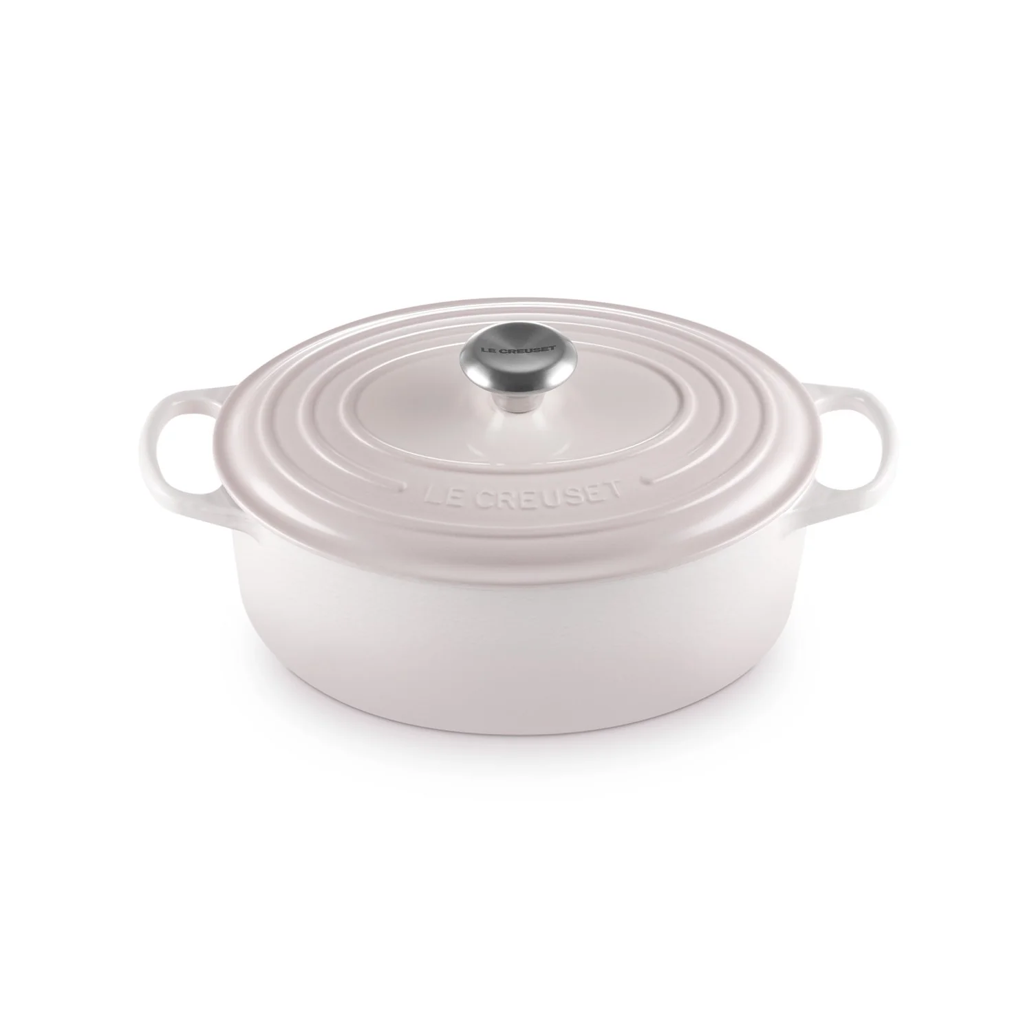 Le Creuset Pfanne Signature Bräter Oval 29 cm Shell Pink - Image 2