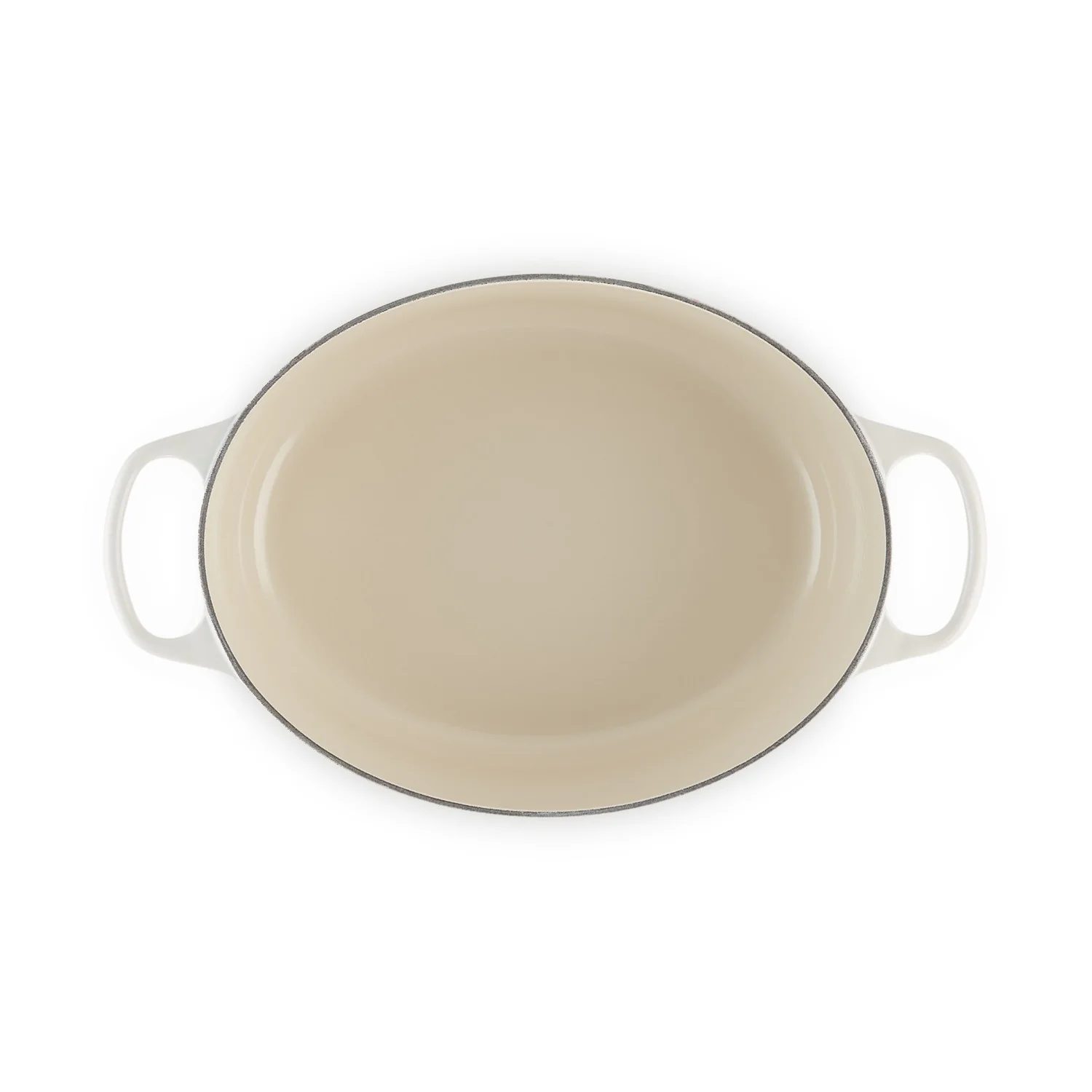 Le Creuset Pfanne Signature Bräter Oval 31 cm Meringue - Image 5