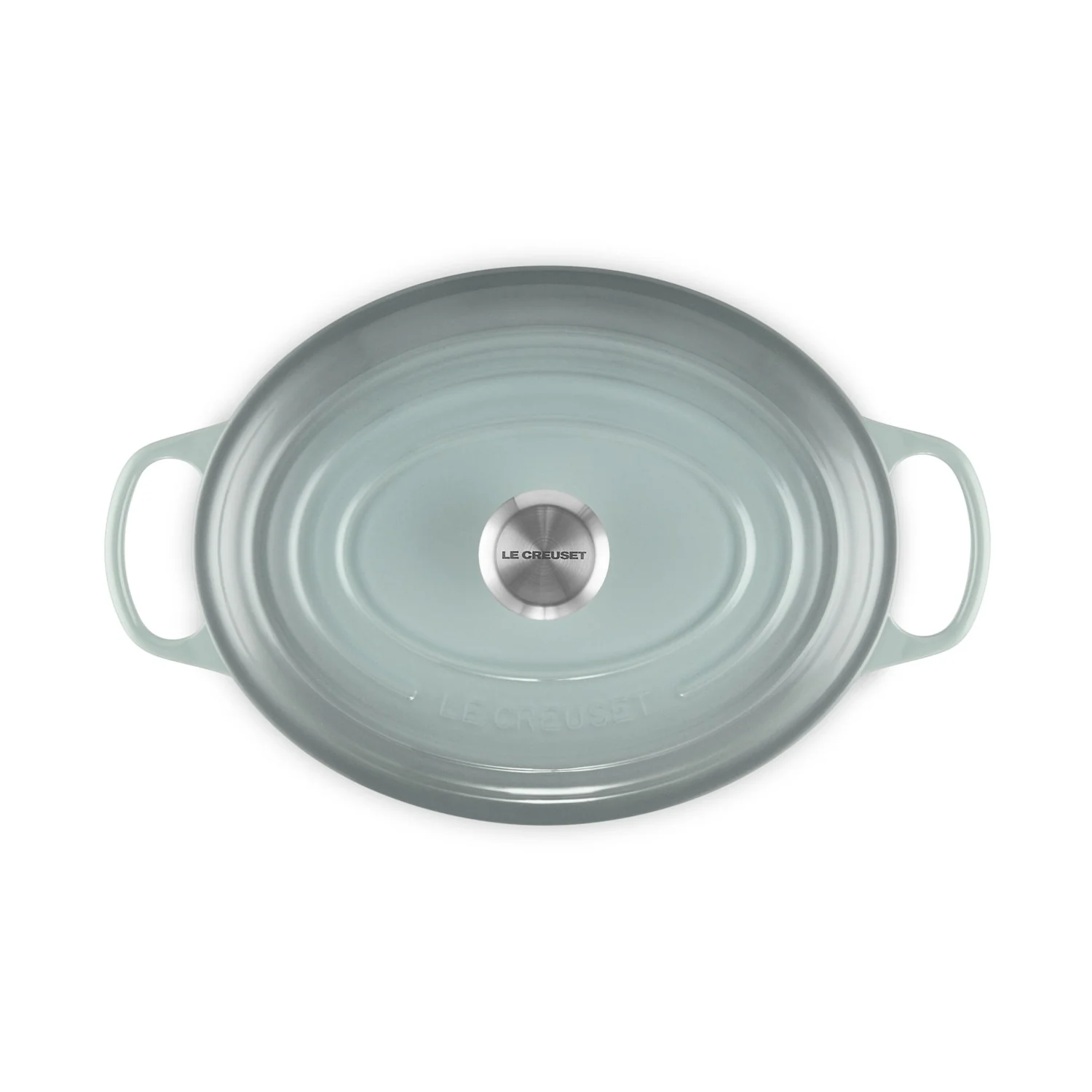 Le Creuset Pfanne Signature Bräter Oval 31 cm Sea Salt - Image 4
