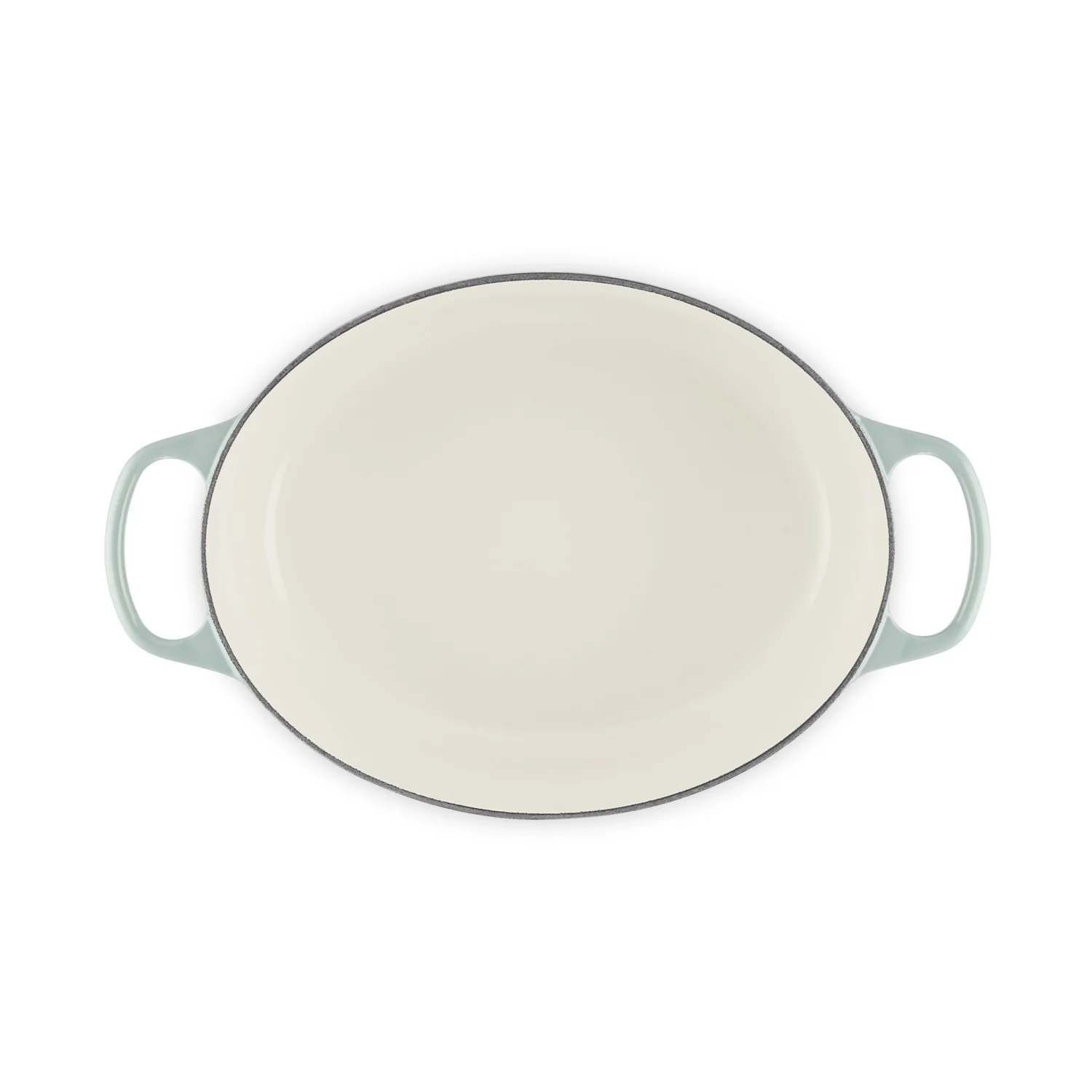 Le Creuset Pfanne Signature Bräter Oval 31 cm Sea Salt - Image 5