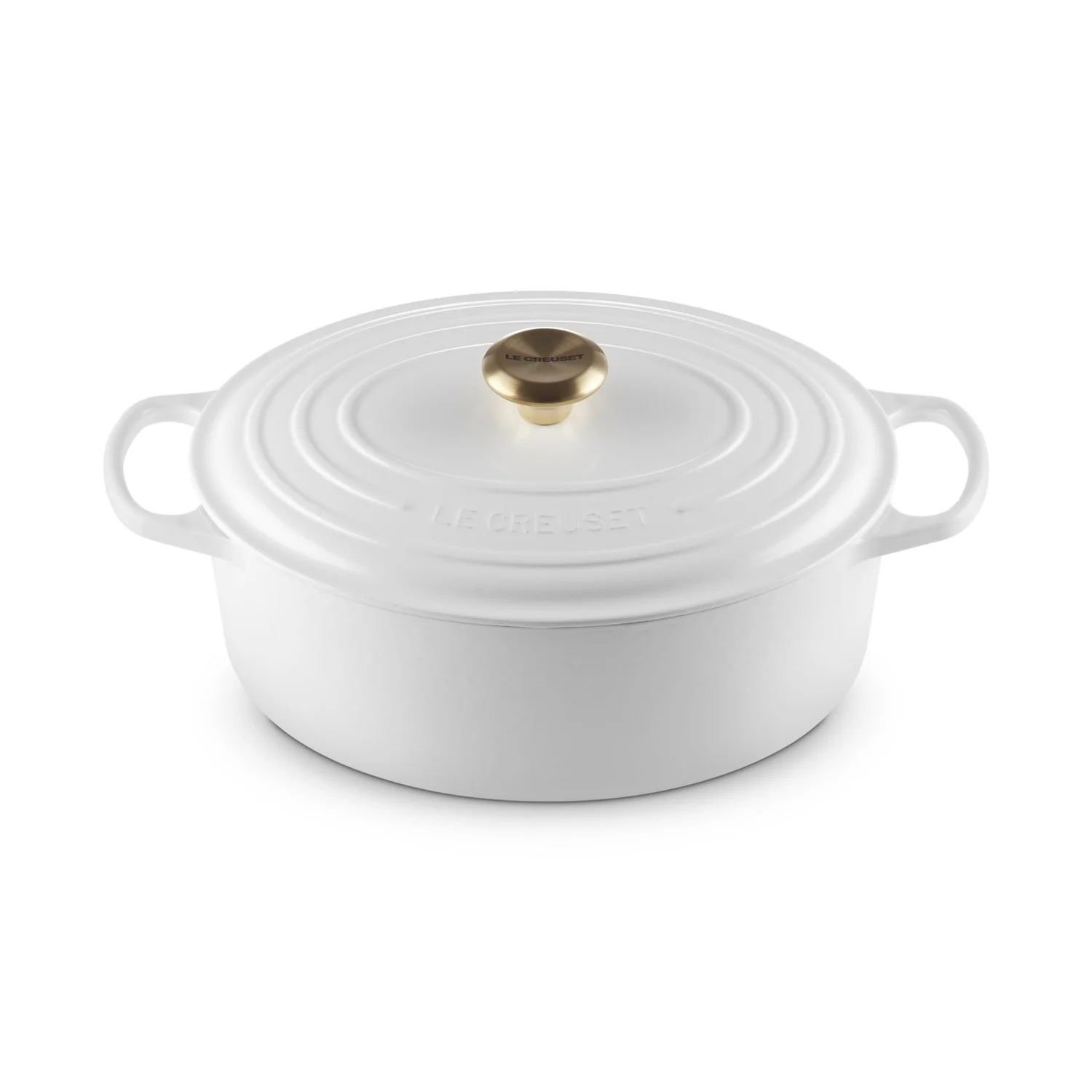 Le Creuset Pfanne Signature Bräter Oval 31 cm White - Image 2