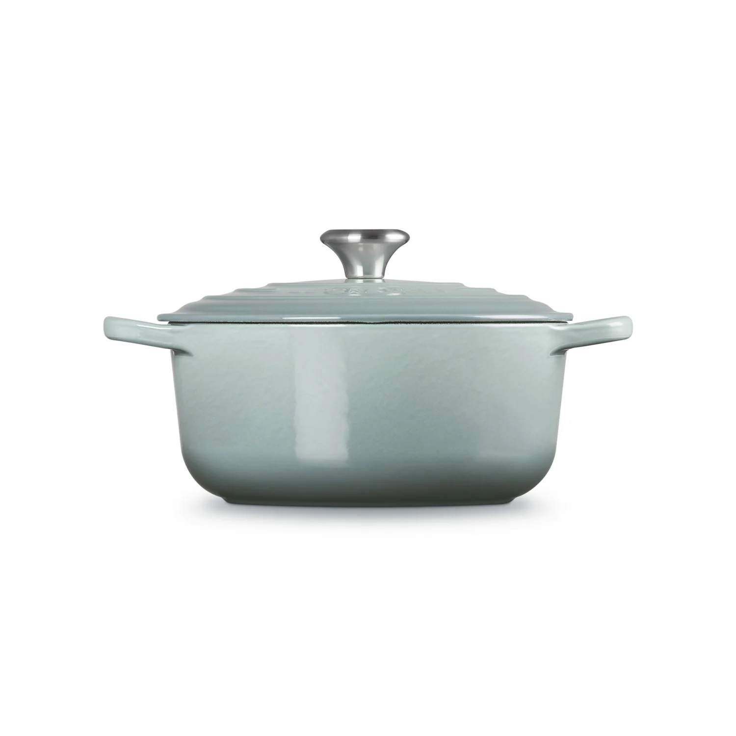 Le Creuset Pfanne Signature Bräter Round 20 cm Sea Salt - Image 3
