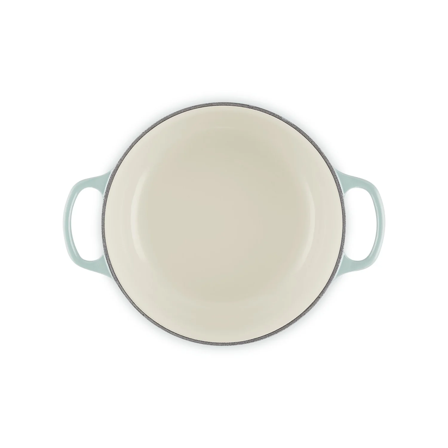 Le Creuset Pfanne Signature Bräter Round 20 cm Sea Salt - Image 5