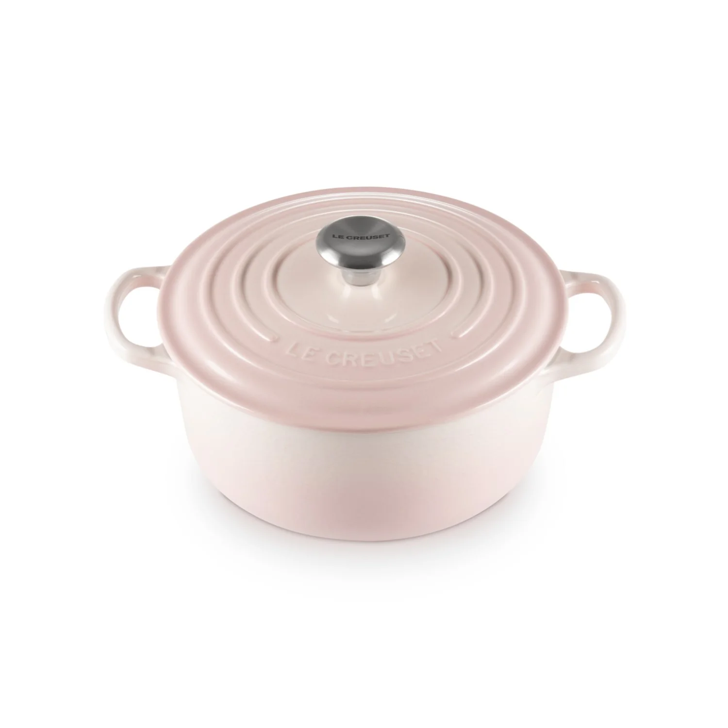 Le Creuset Pfanne Signature Bräter Round 20 cm Shell Pink - Image 2