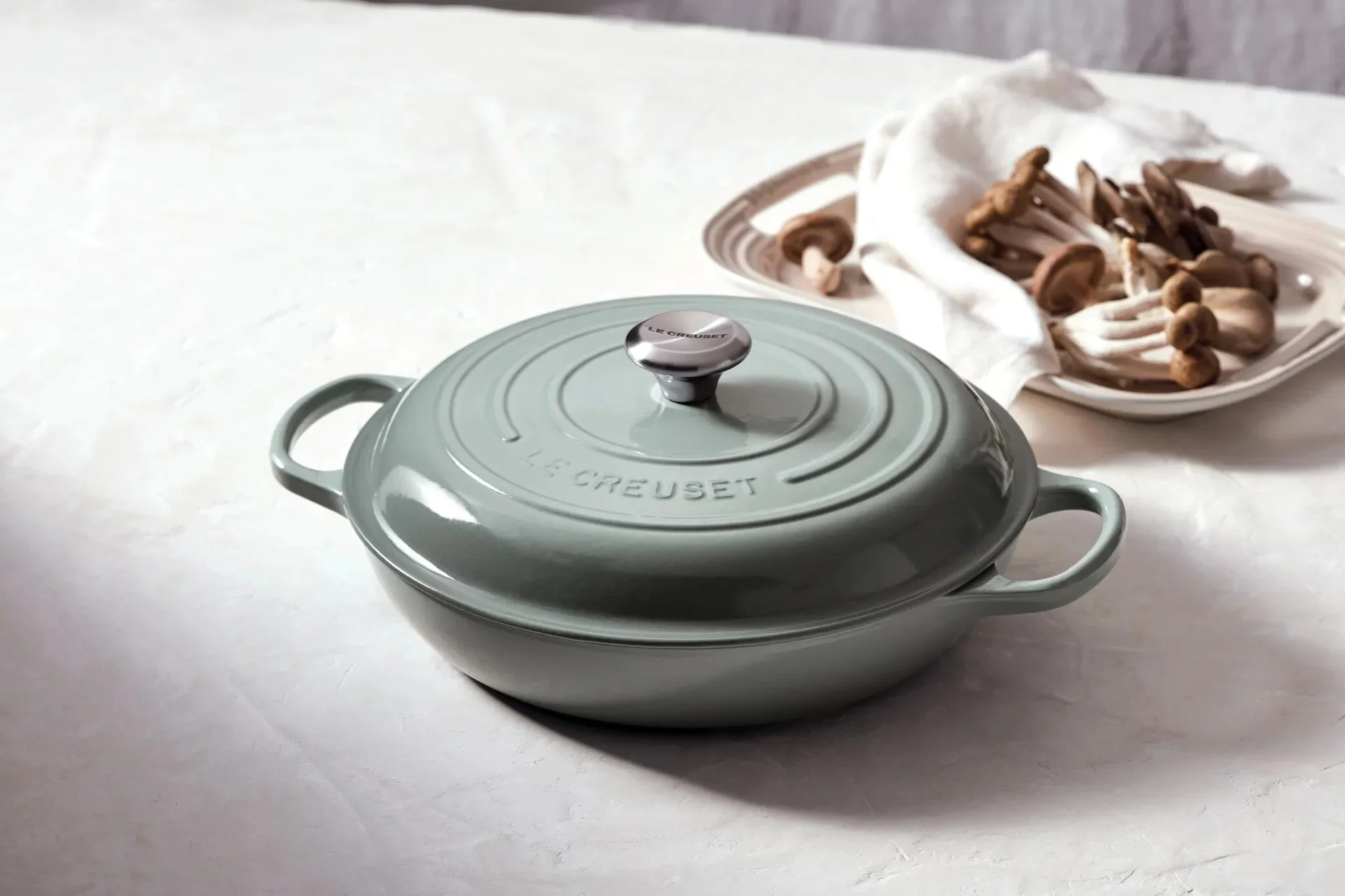 Le Creuset Pfanne Signature Gourmet Profitopf 30 cm Sea Salt - Image 5
