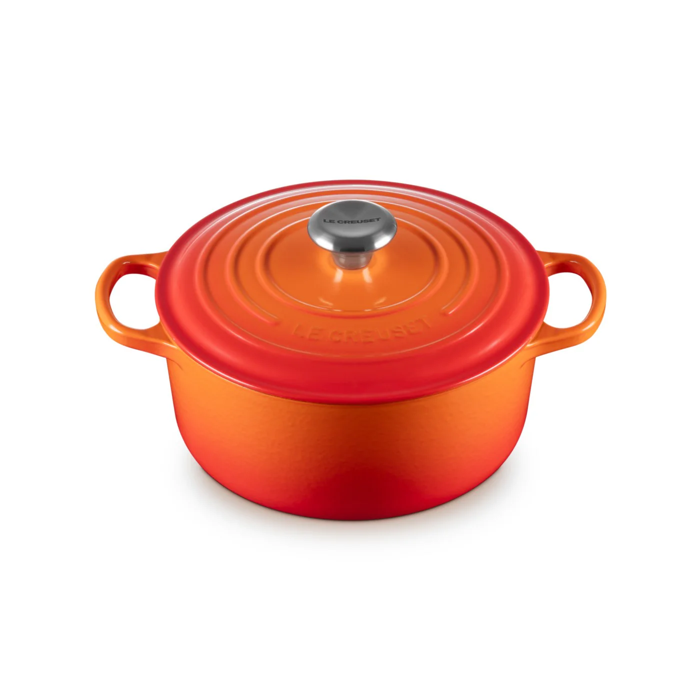 Le Creuset Pfanne Signature Gusseisen-Bräter, Ø 24cm, Ofenrot - Image 2