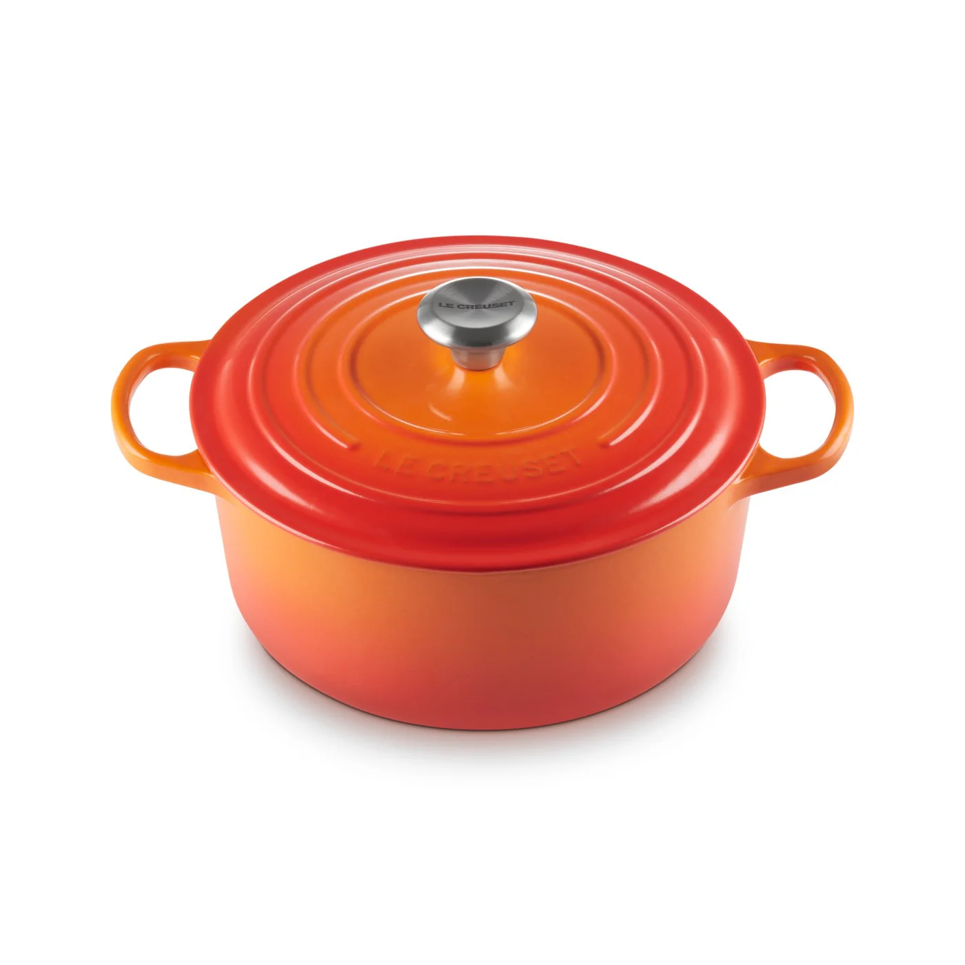 Le Creuset Pfanne Signature Gusseisen-Bräter, Ø 26cm, Ofenrot - Image 2