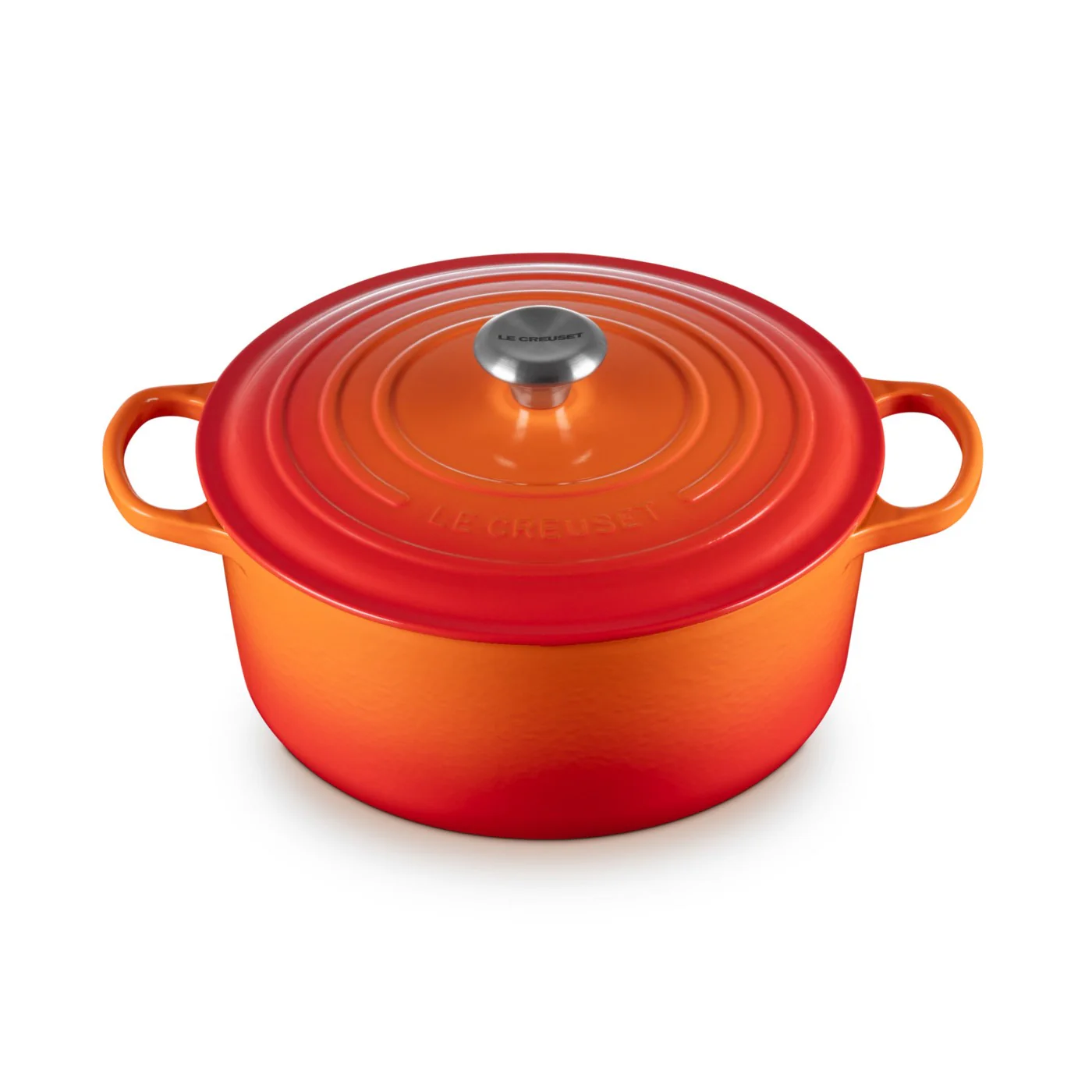 Le Creuset Pfanne Signature Gusseisen-Bräter, Ø 28cm, Ofenrot - Image 2
