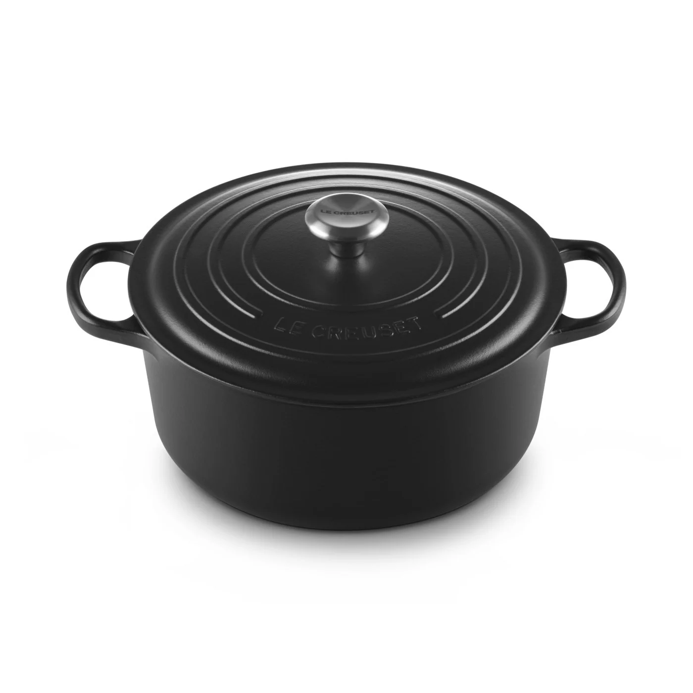 Le Creuset Pfanne Signature Gusseisen-Bräter, Ø 28cm, Schwarz - Image 2