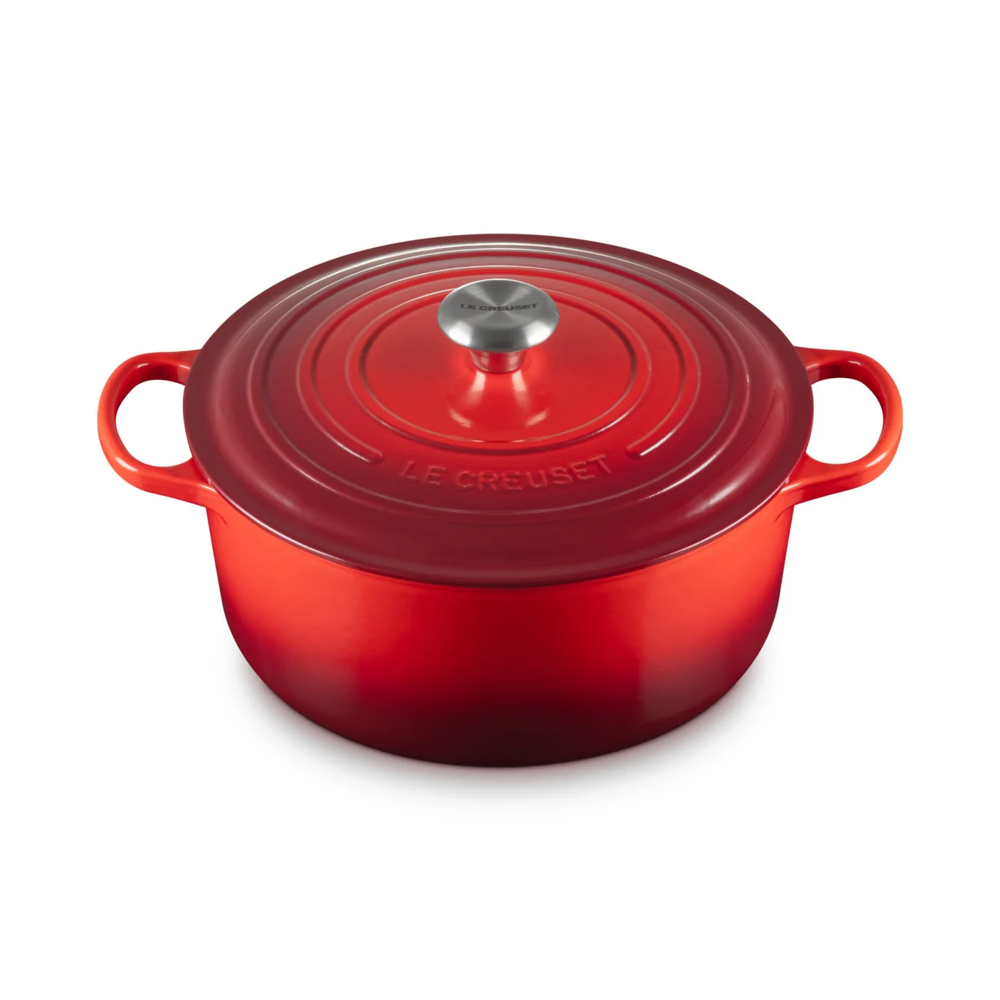 Le Creuset Pfanne Signature Gusseisen-Bräter, Ø 28cm, Kirschrot - Image 2