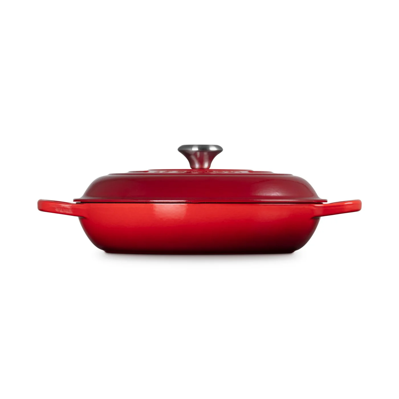 Le Creuset Pfanne Signature Gusseisen-Gourmet-Topf, Ø 30cm, Kirschrot - Image 3