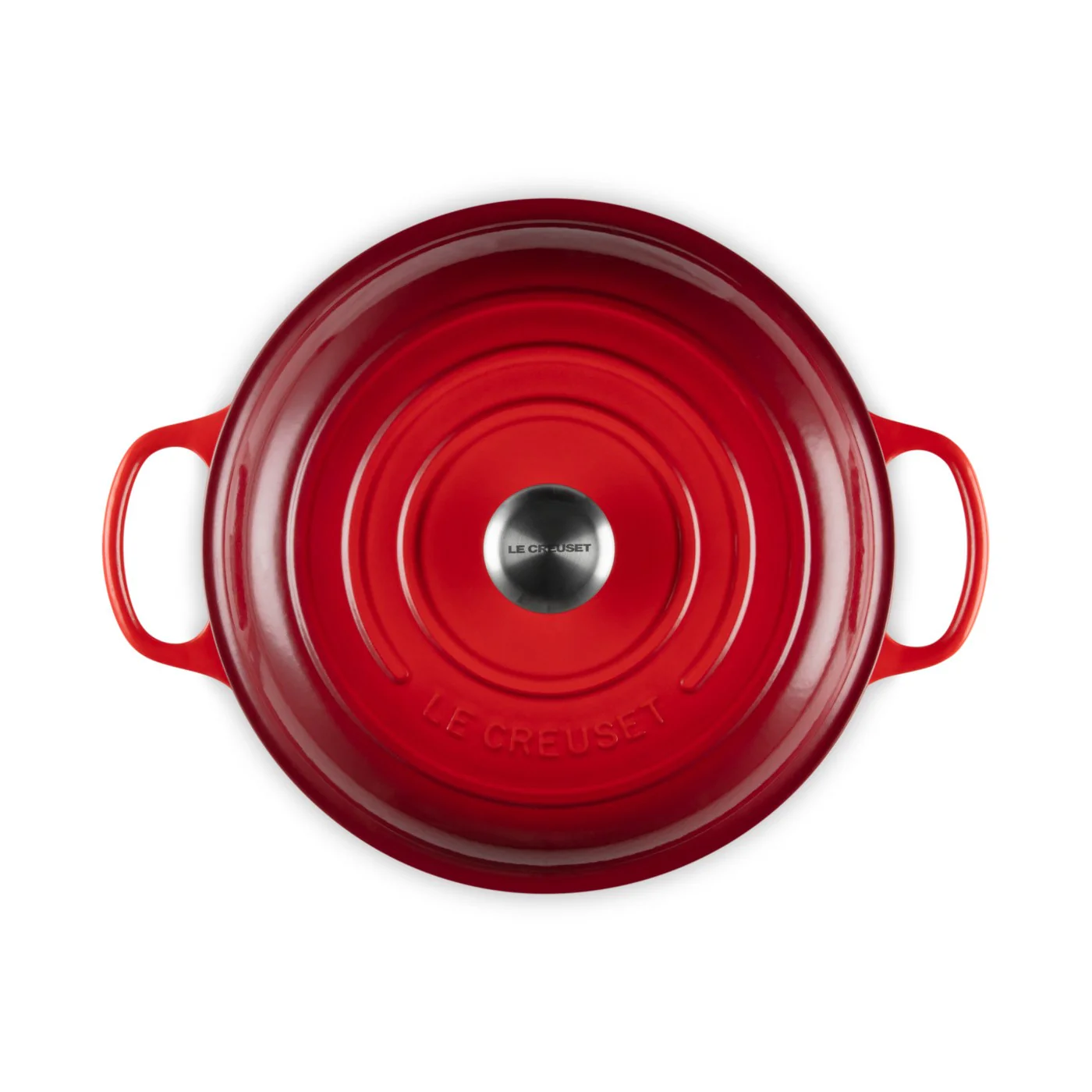 Le Creuset Pfanne Signature Gusseisen-Gourmet-Topf, Ø 30cm, Kirschrot - Image 4