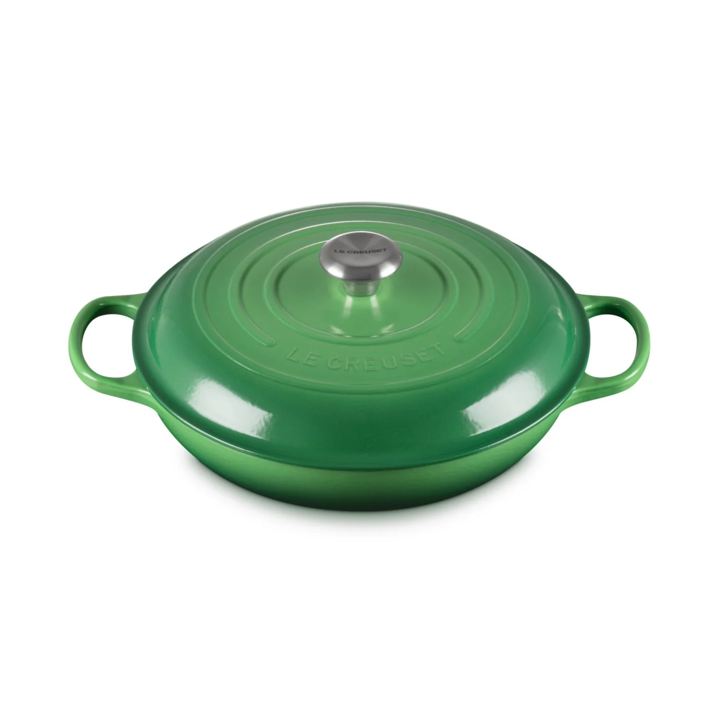 Le Creuset Pfanne Signature Gusseisen-Gourmet-Topf, Ø 30cm, grün - Image 2