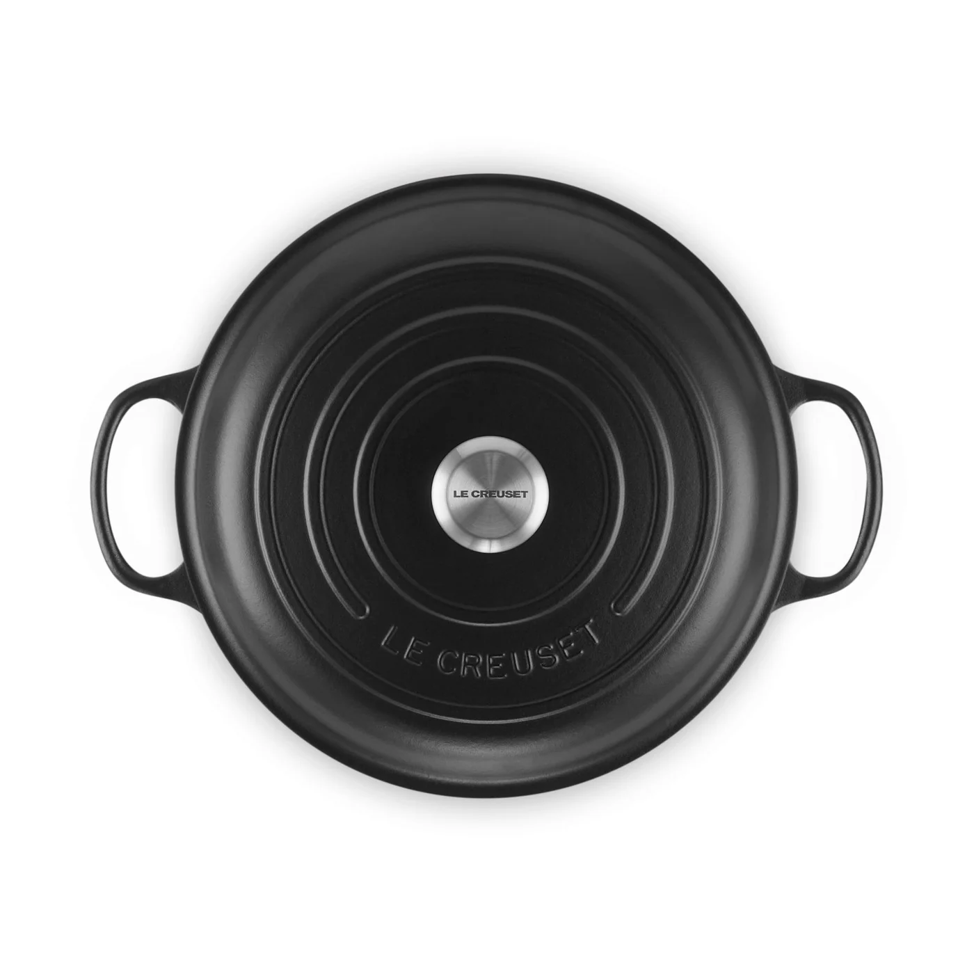 Le Creuset Pfanne Signature Gusseisen-Gourmet-Topf, Ø 30cm, Schwarz matt - Image 4
