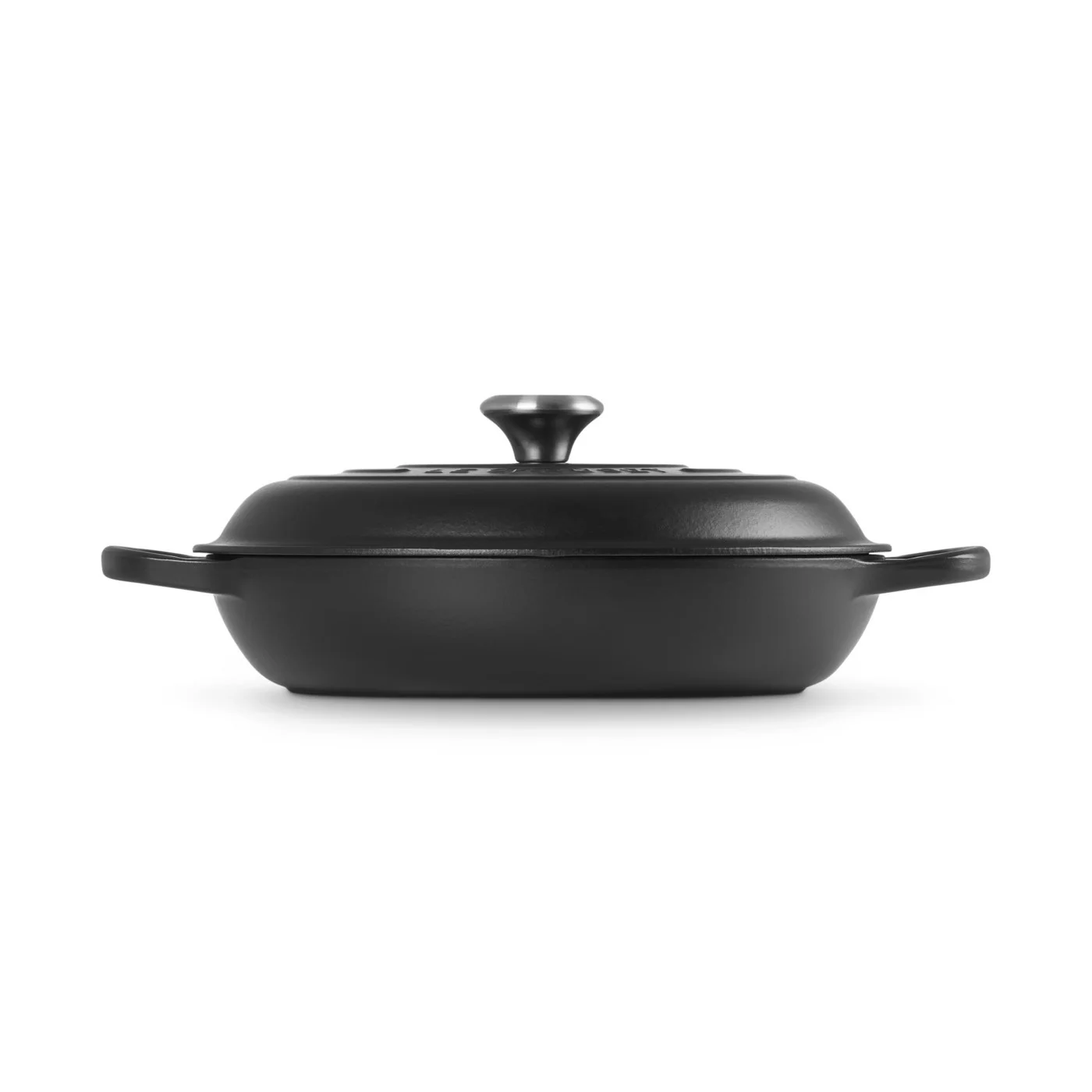 Le Creuset Pfanne Signature Gusseisen-Gourmet-Topf, Ø 30cm, Schwarz matt - Image 3