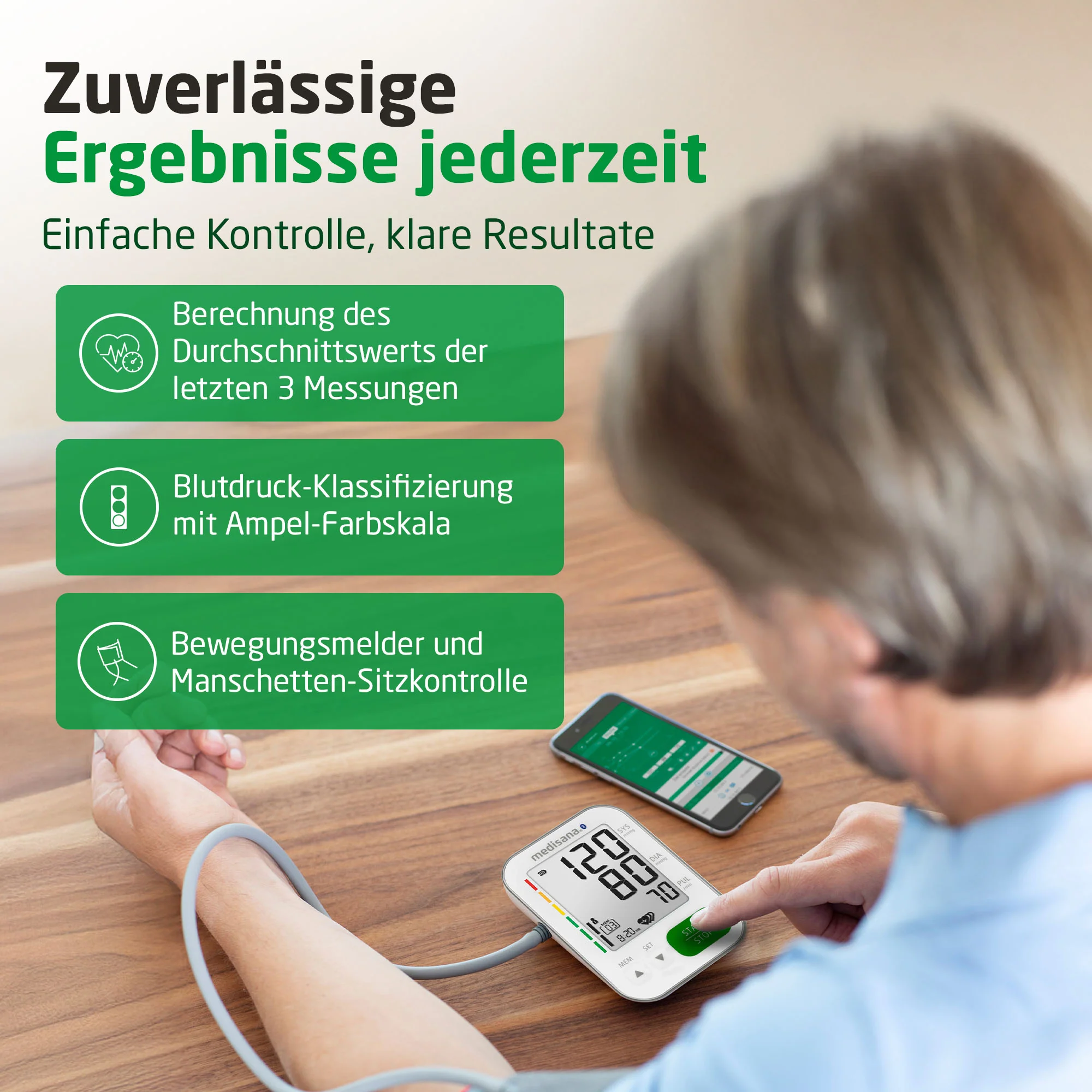 Medisana Blutdruckmessgerät Oberarm BU572 connect - Image 4