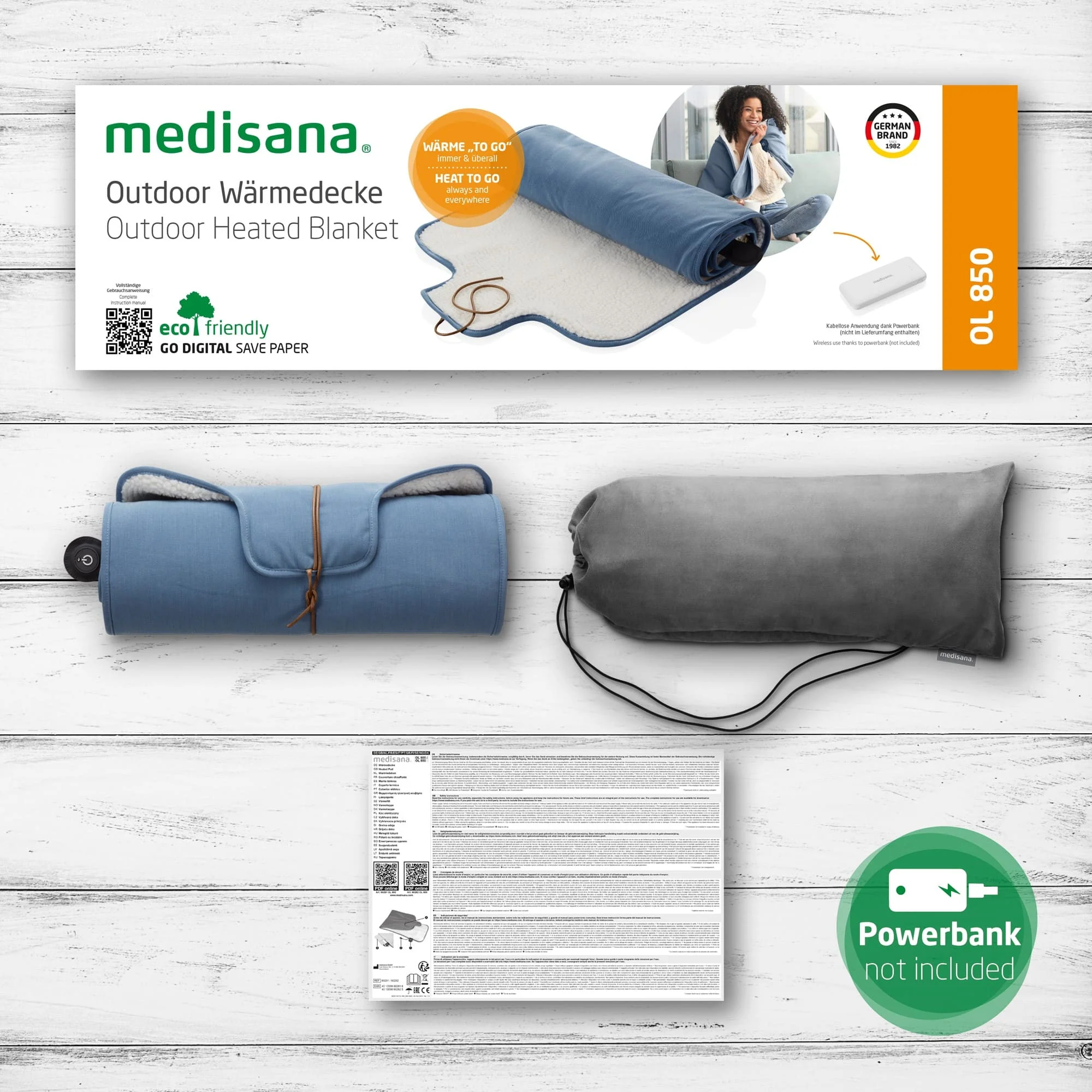 Medisana Heizdecke OL 850, blau - Image 6