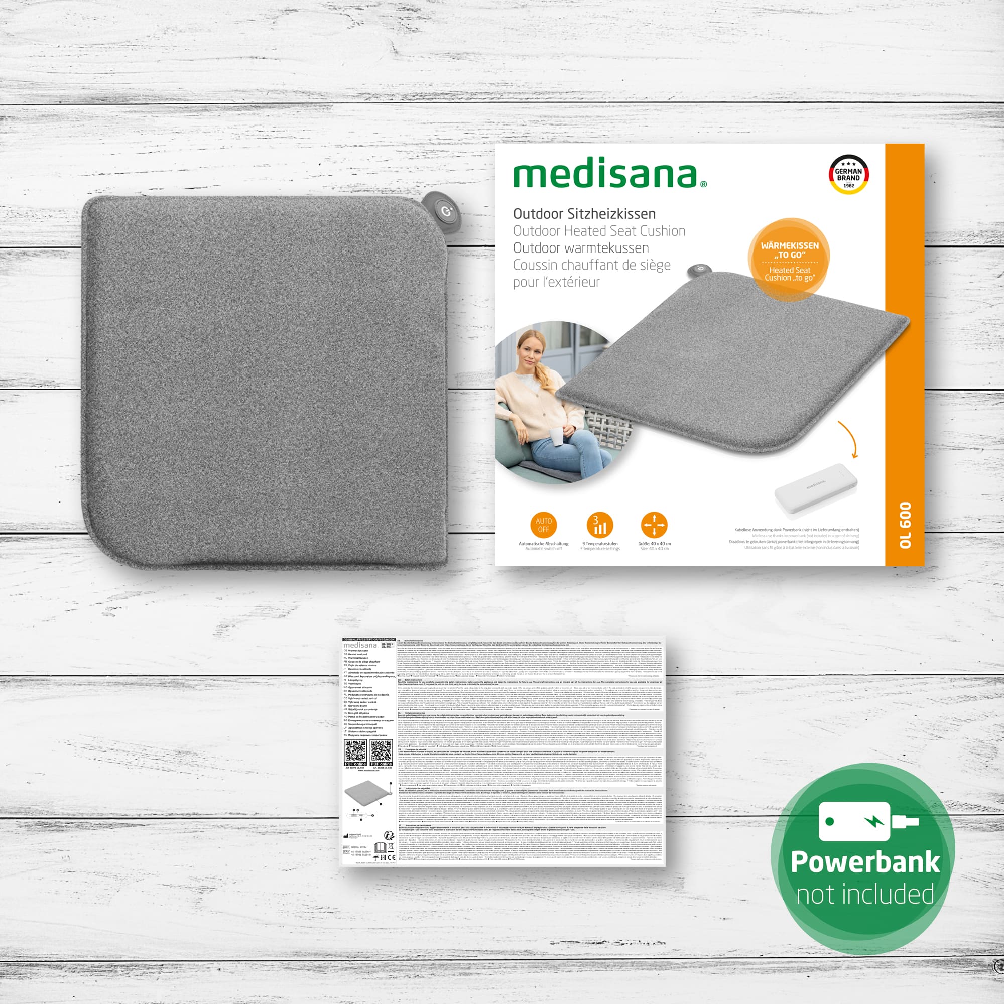Medisana Heizkissen OL 600, grau - Image 6