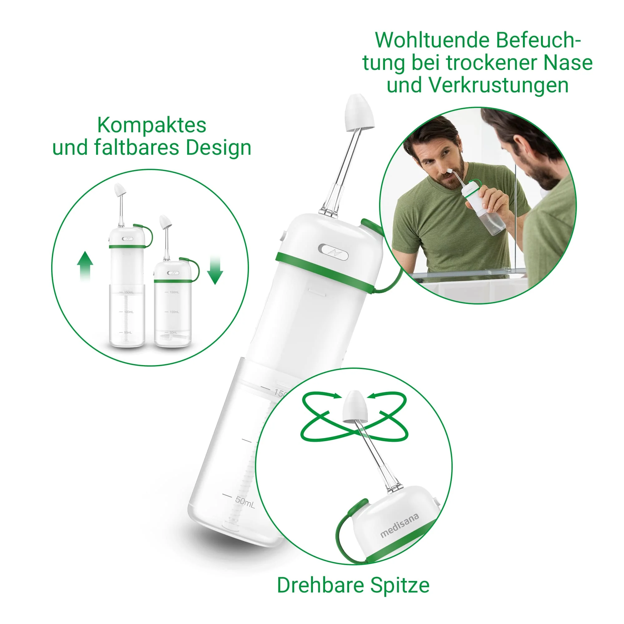 Medisana Nasendusche NI200, Frische für die Nase bei Pollen und Feinstaub - Image 4