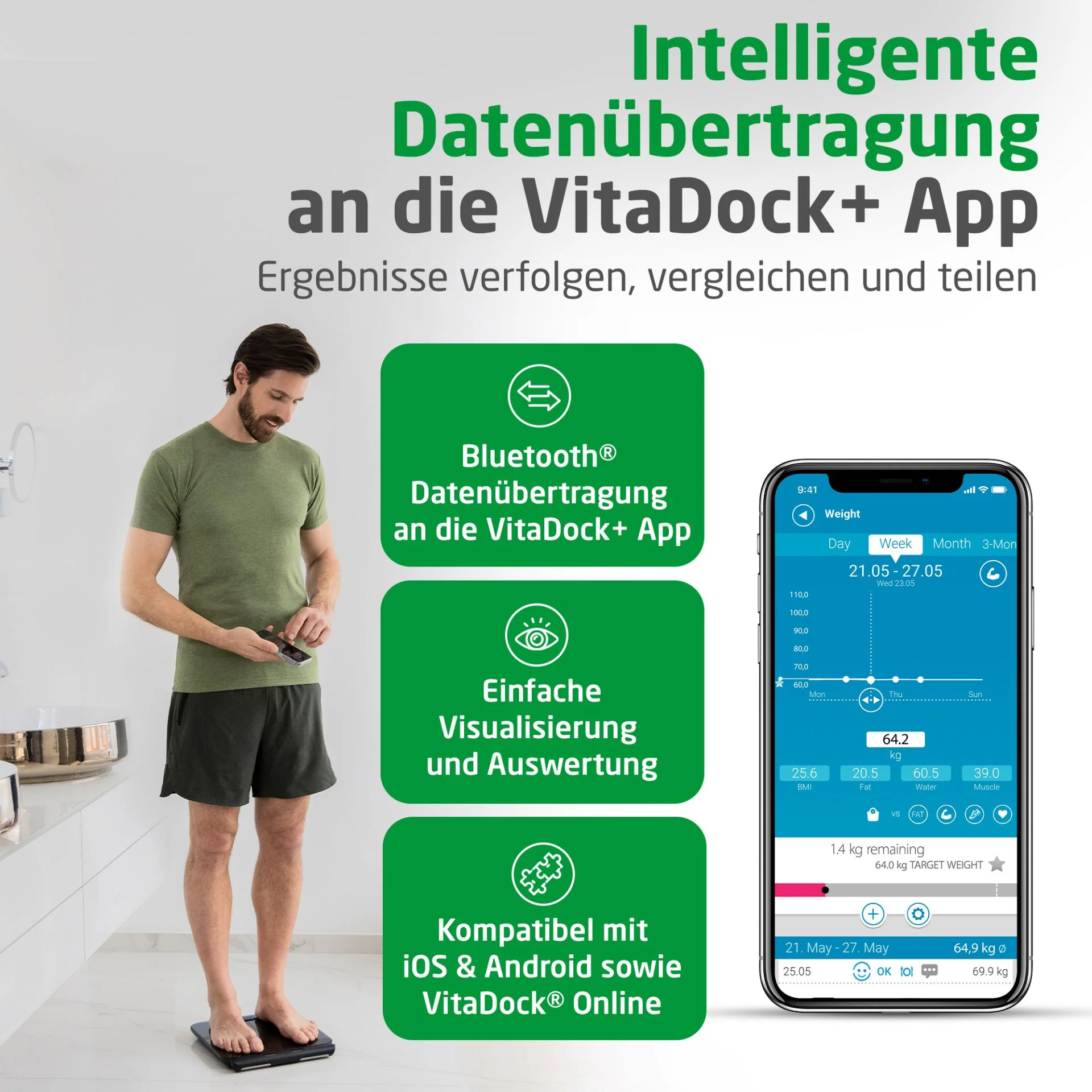 Medisana Personenwaage mit Körperanalyse BS850 - Image 4