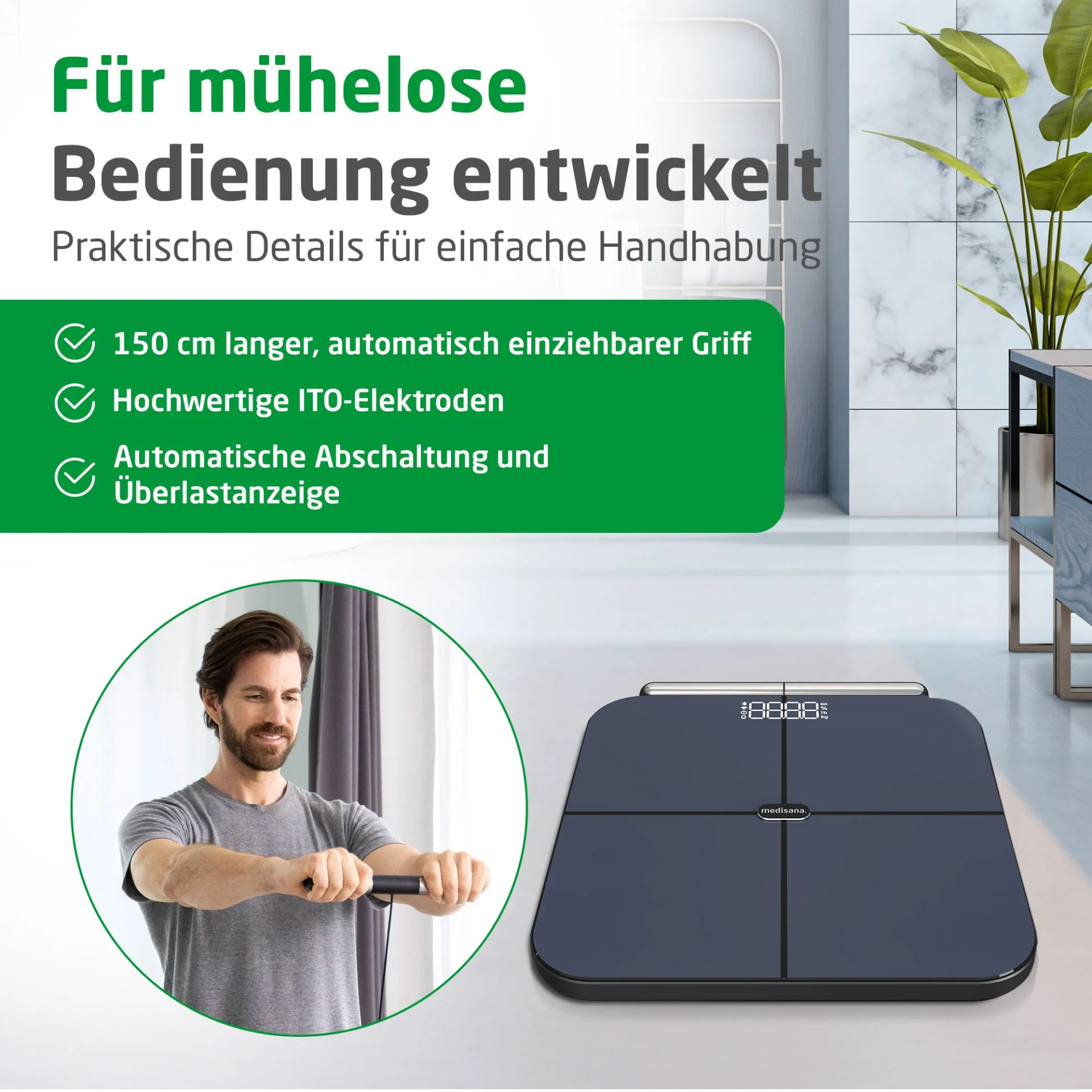 Medisana Personenwaage mit Körperanalyse BS850 - Image 5