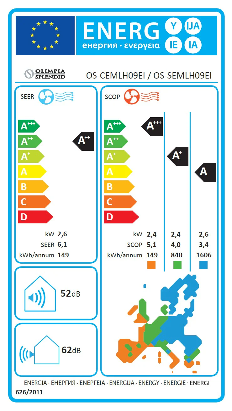 Olimpia Splendid Klimaanlage mit Ausseneinheit Mystral 9 - Image 7